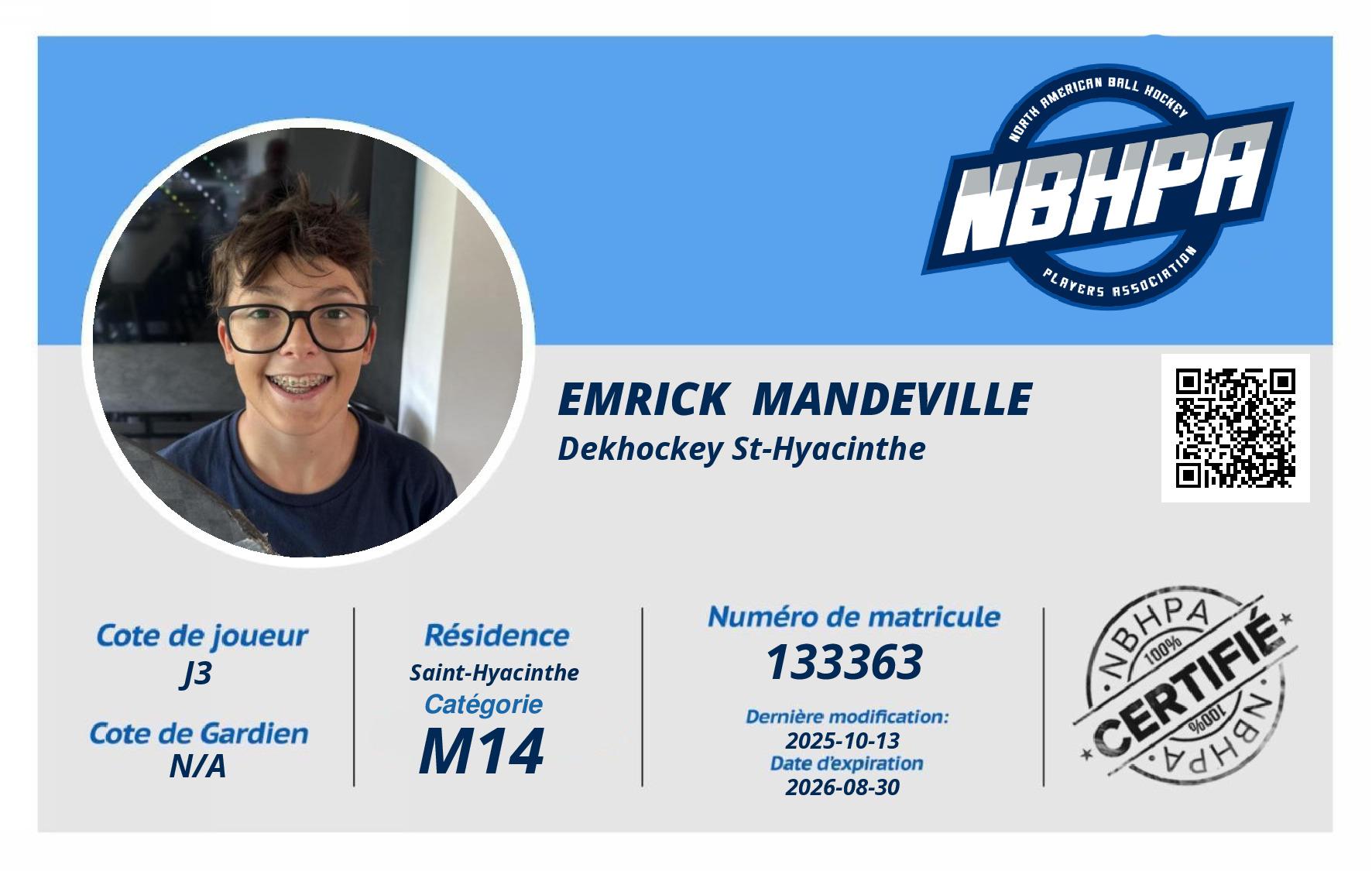 Emrick  Mandeville 