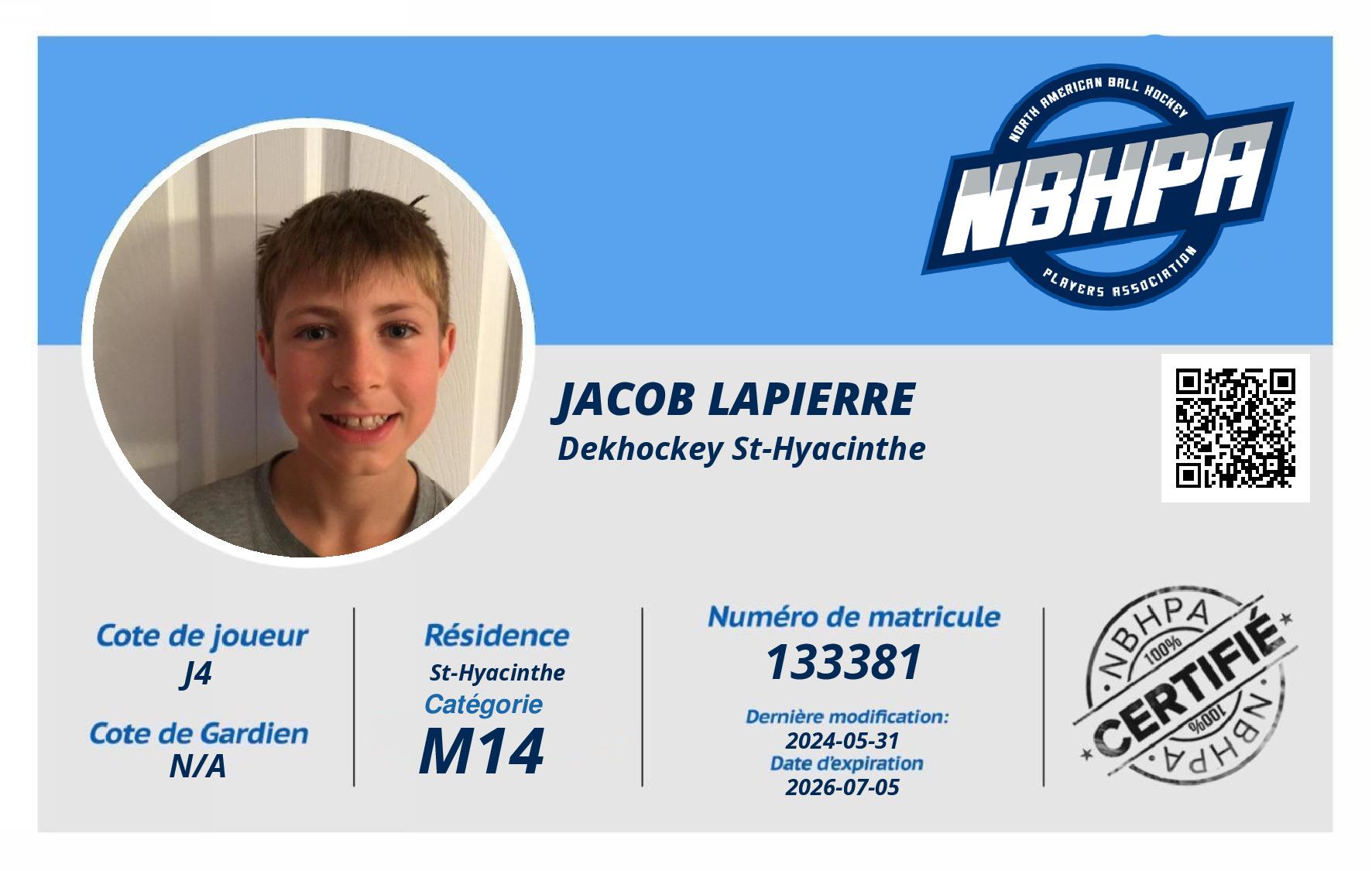 Jacob Lapierre