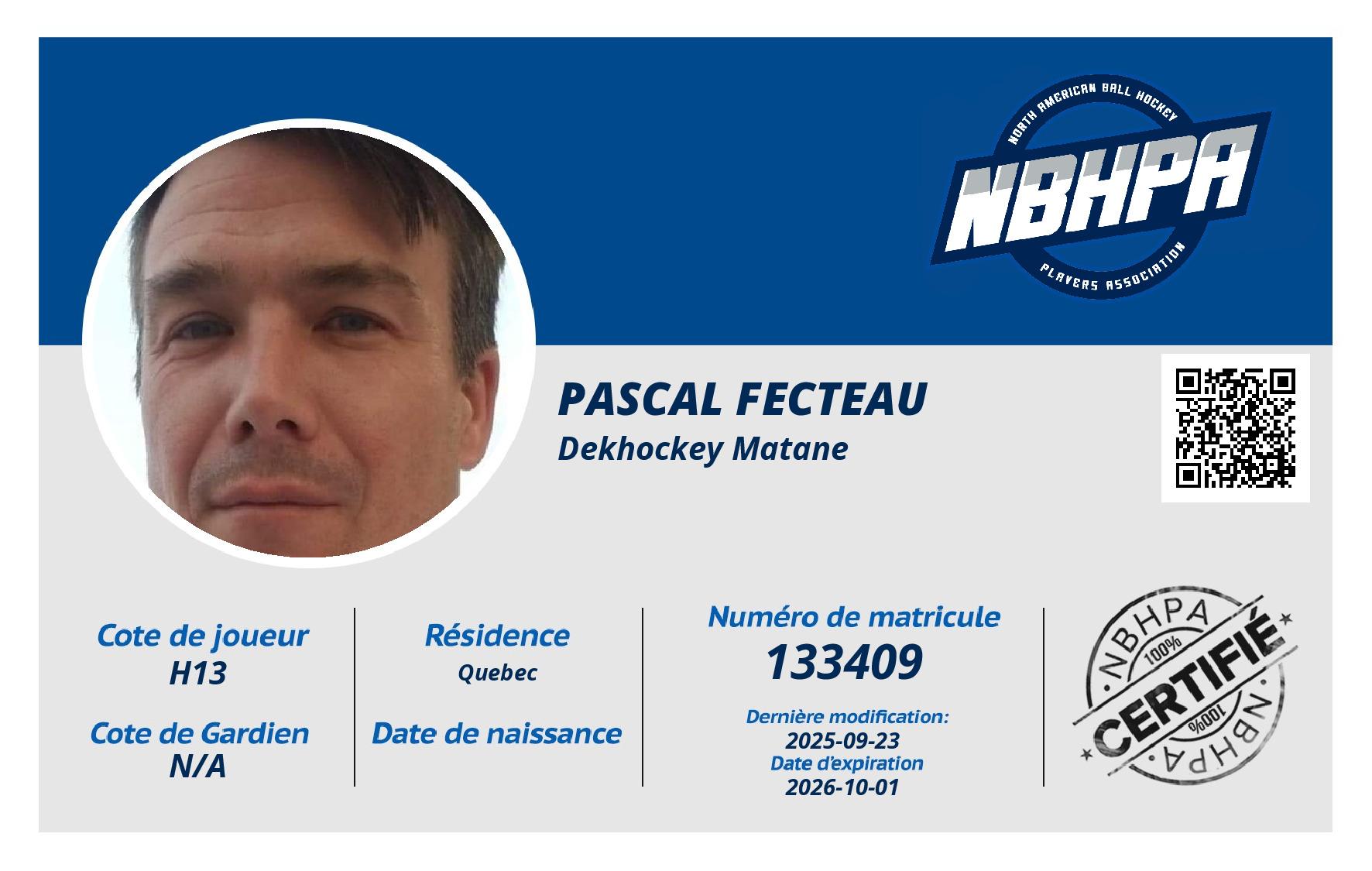 Pascal Fecteau