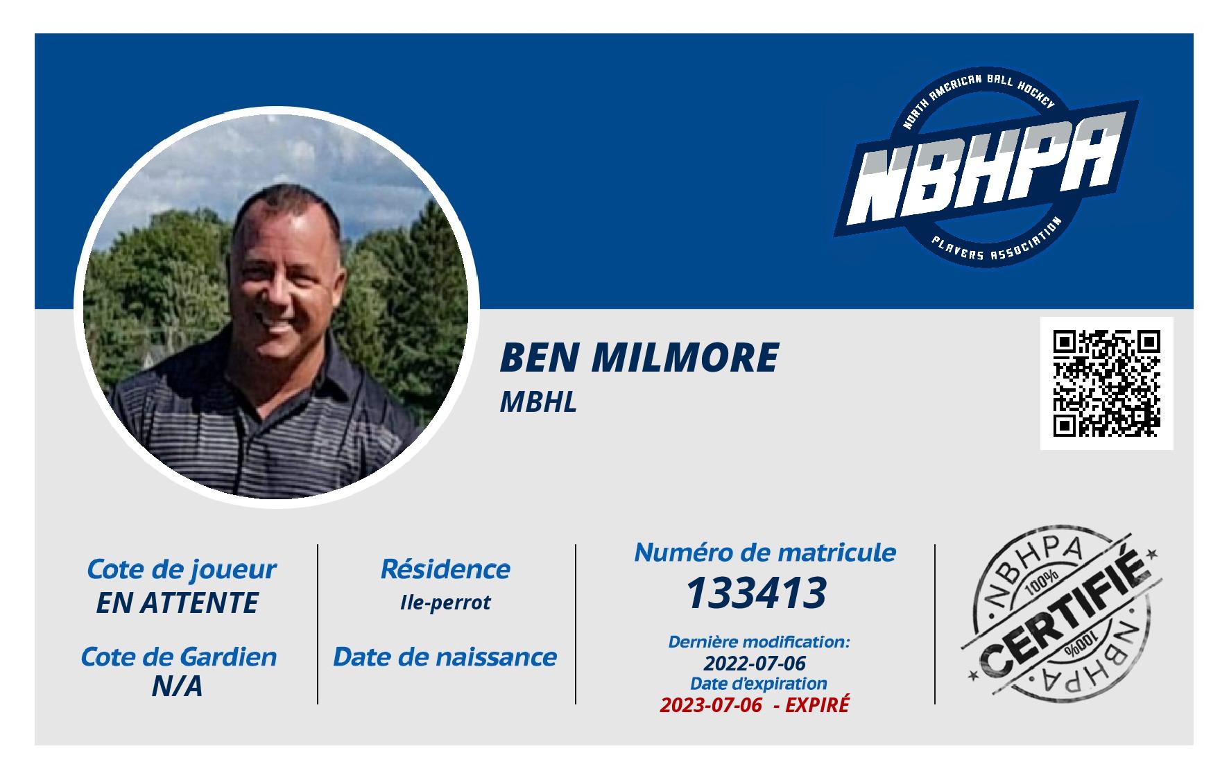 Ben Milmore