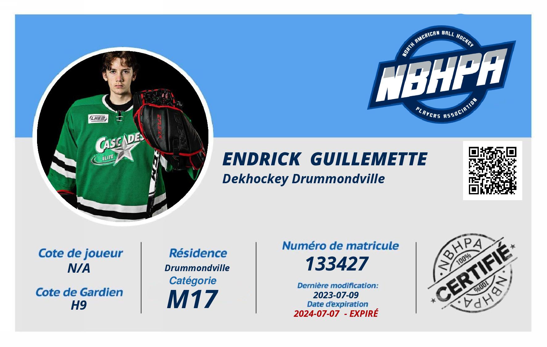 Endrick  Guillemette 