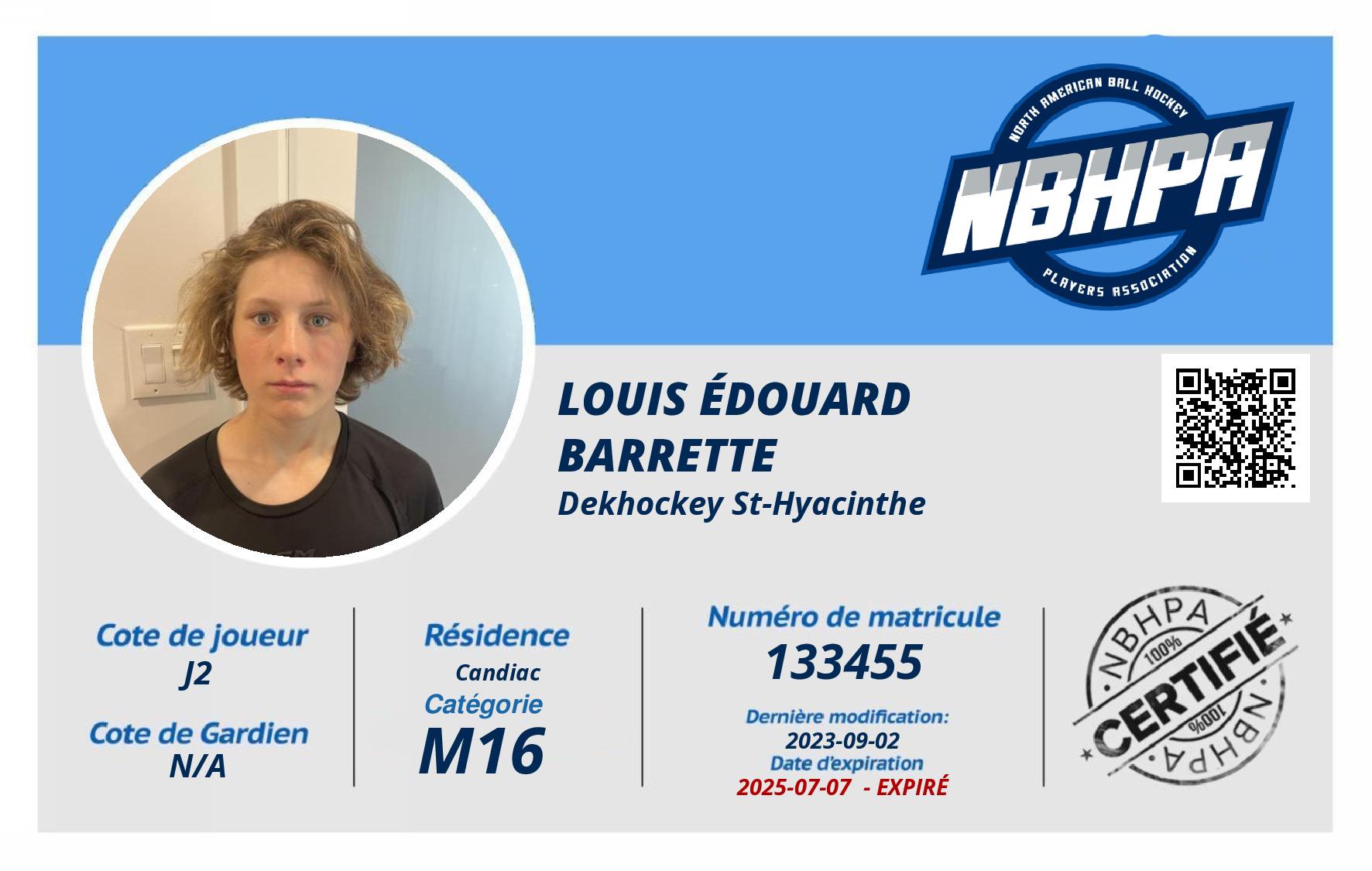 Louis Édouard Barrette