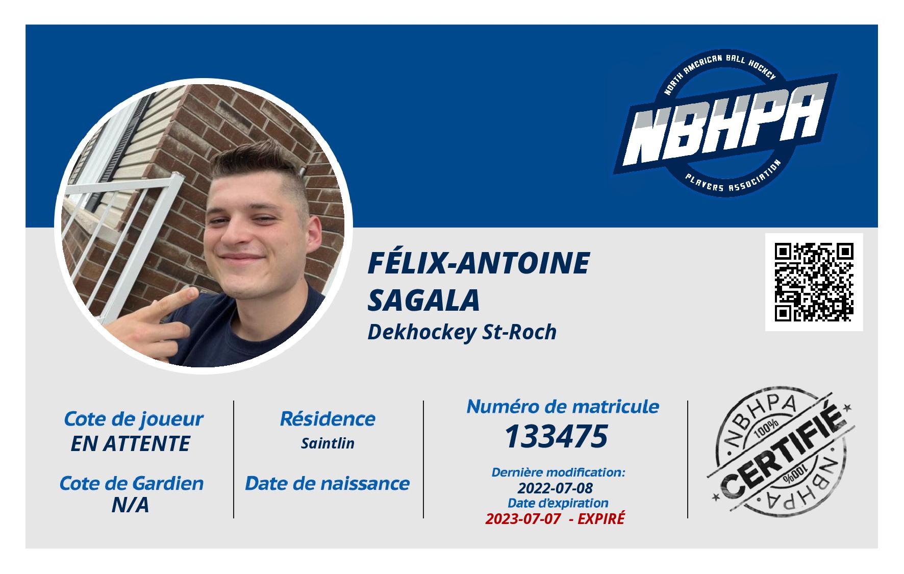 Félix-Antoine  Sagala