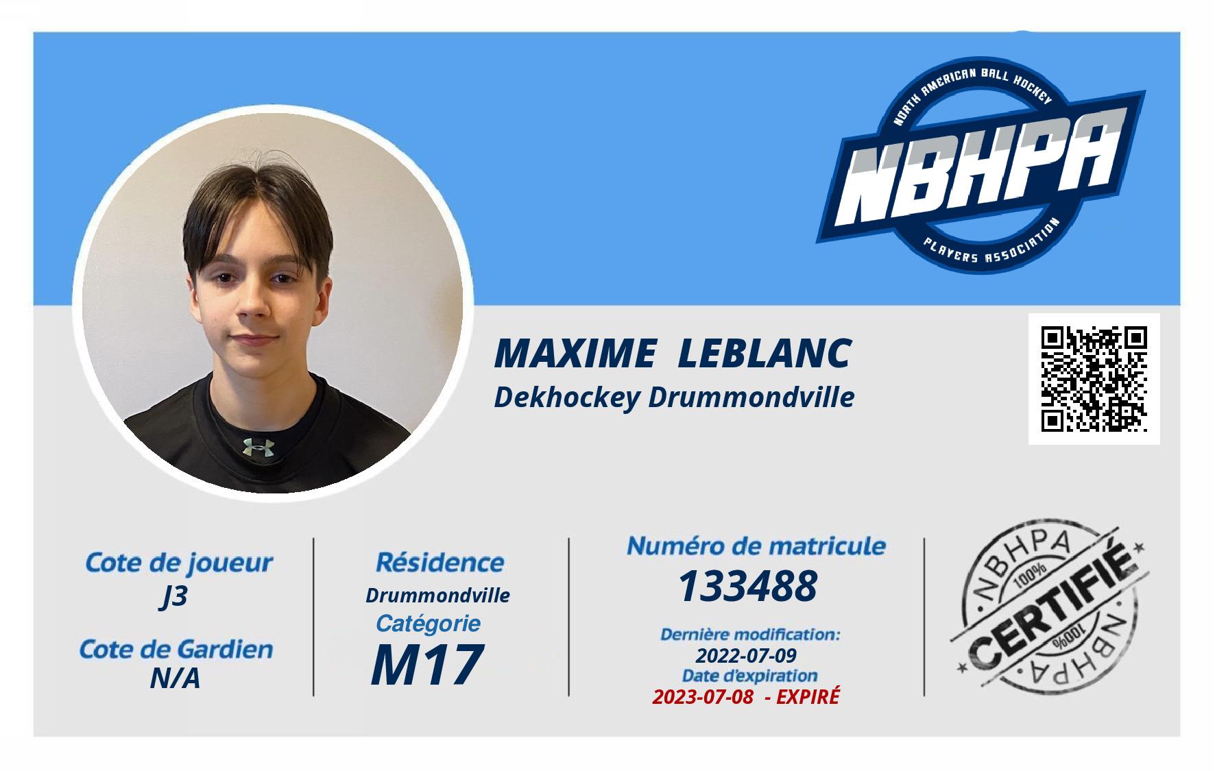 Maxime  Leblanc 