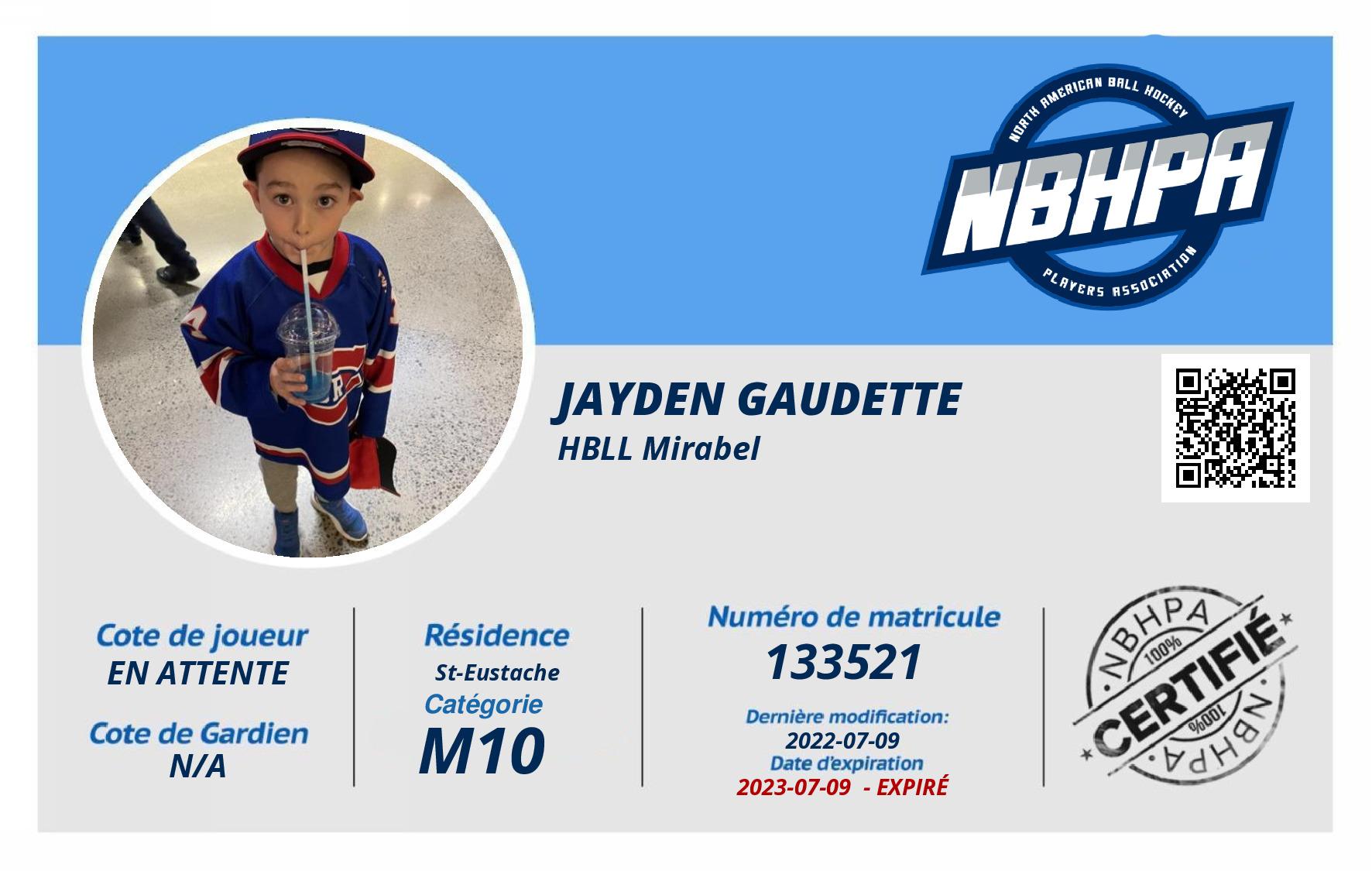Jayden Gaudette