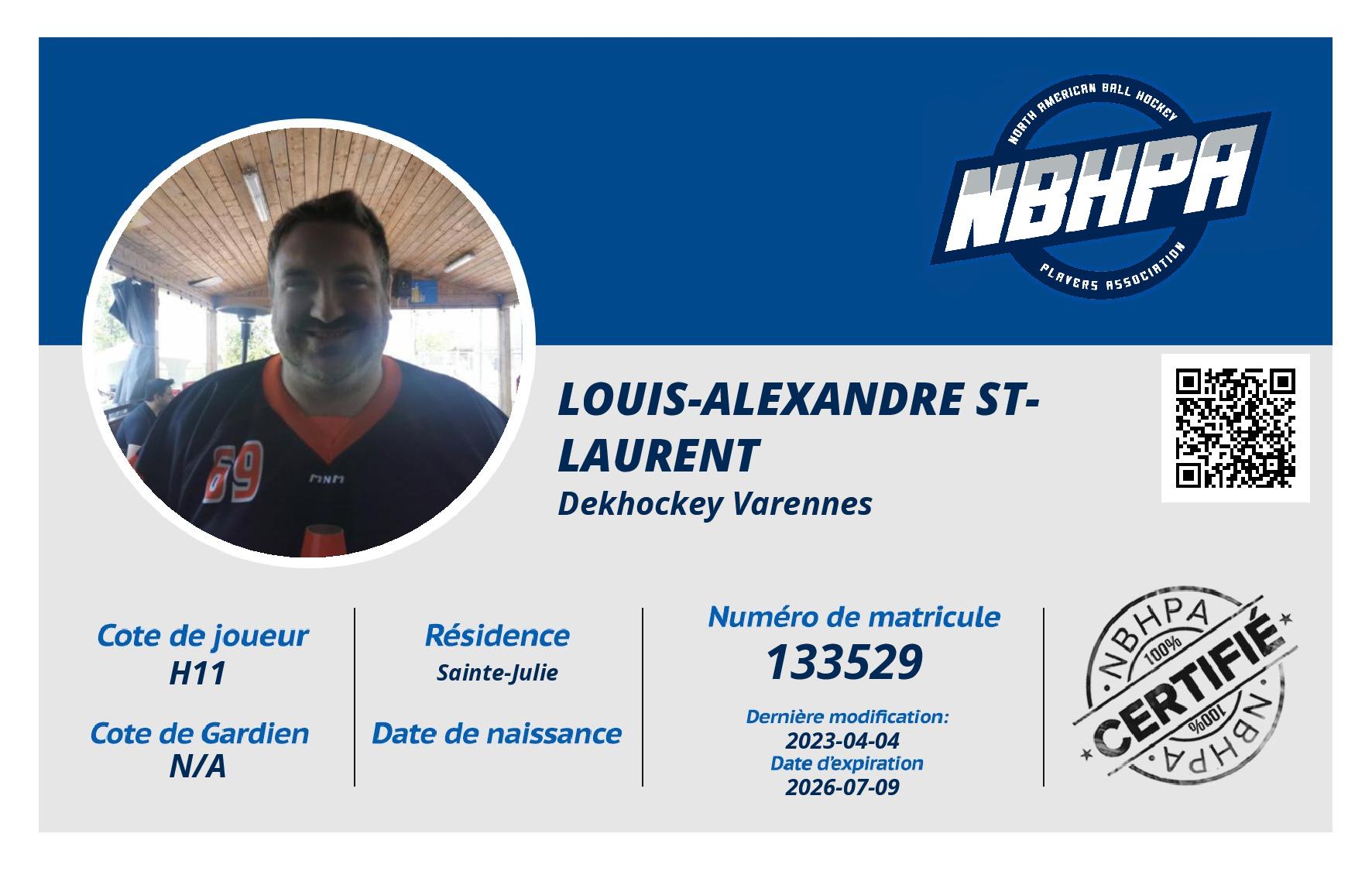 Louis-alexandre St-Laurent