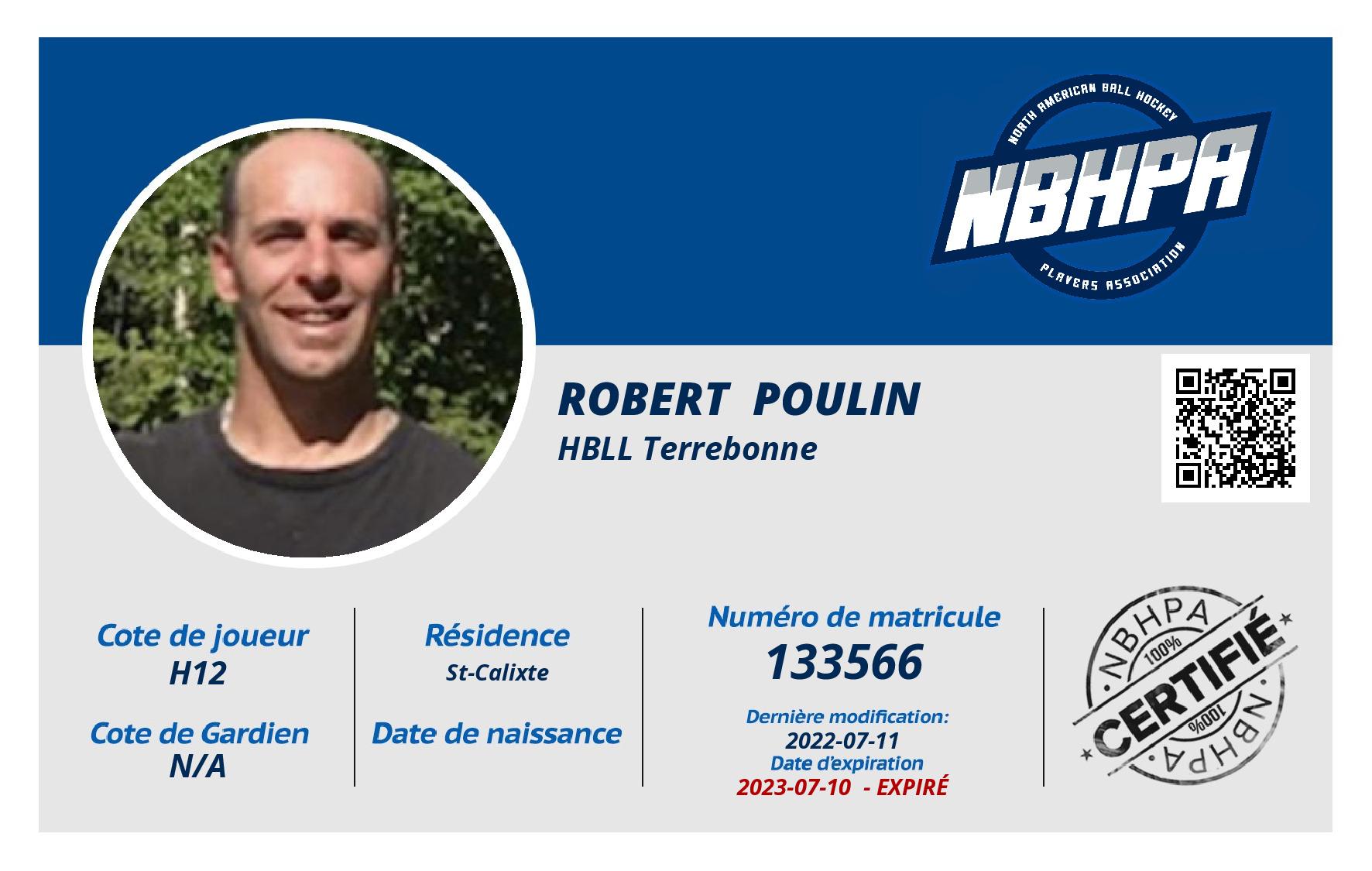 Robert  Poulin