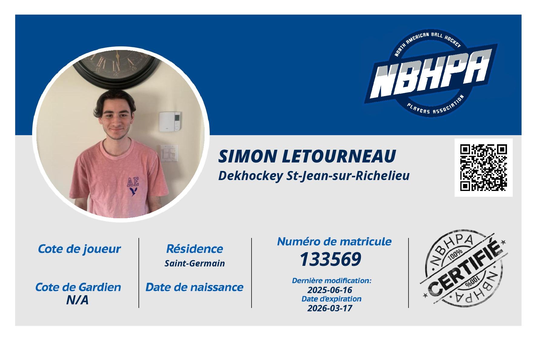 Simon Letourneau