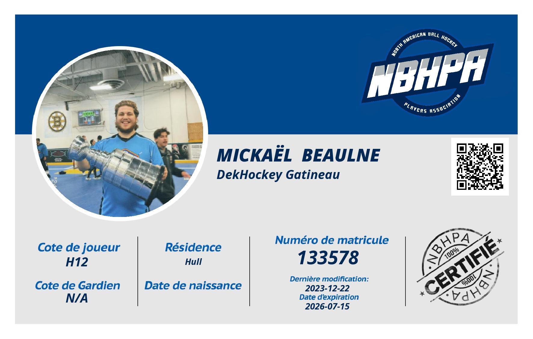 Mickaël  Beaulne 