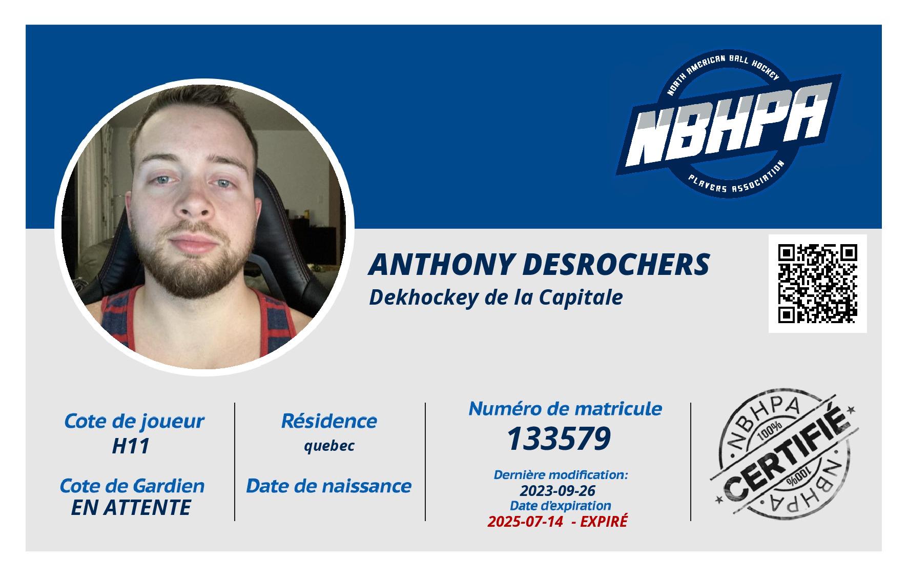 Anthony Desrochers