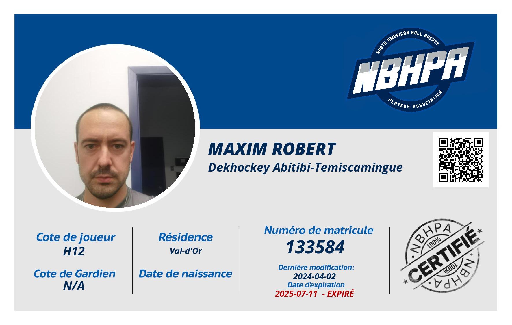 Maxim Robert