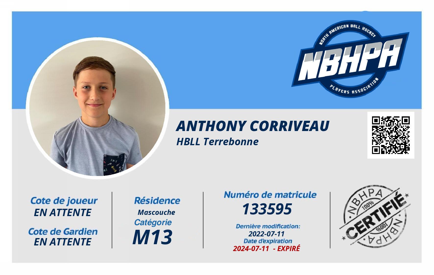 Anthony Corriveau