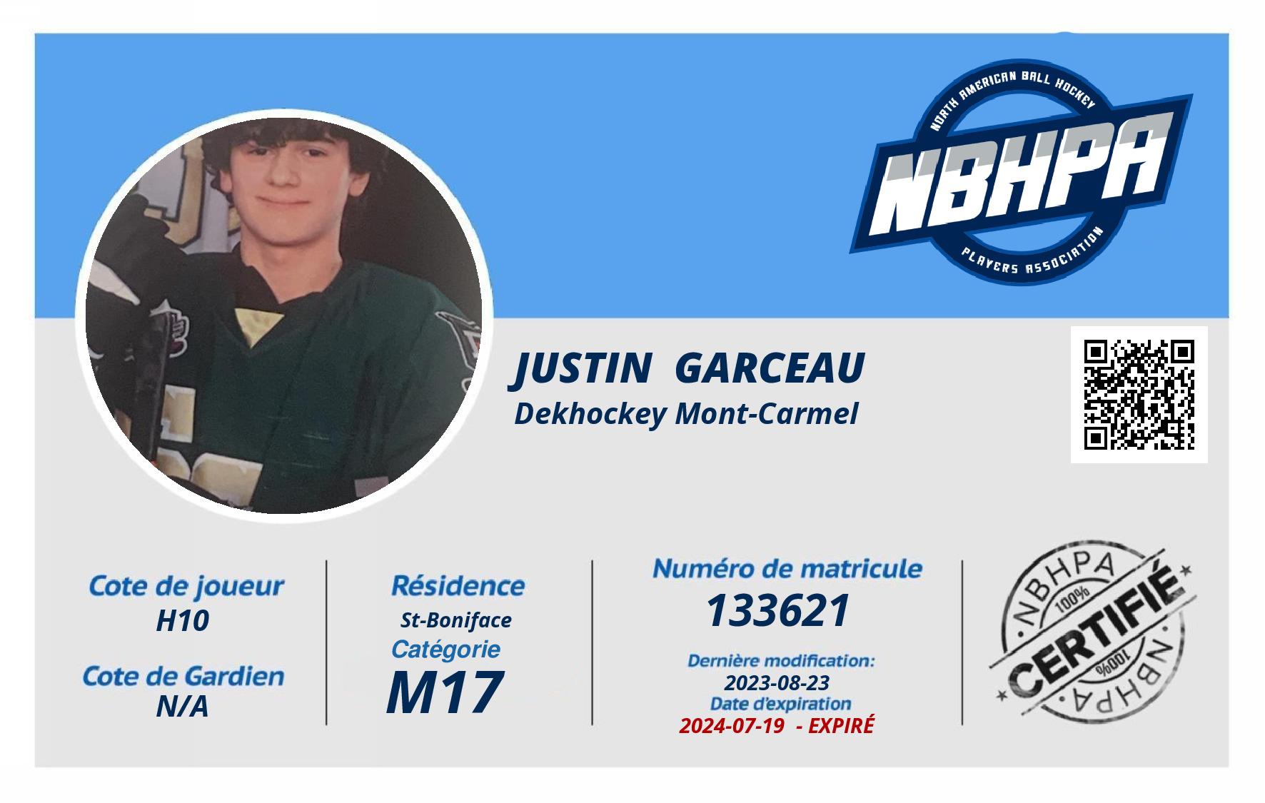 Justin  Garceau 