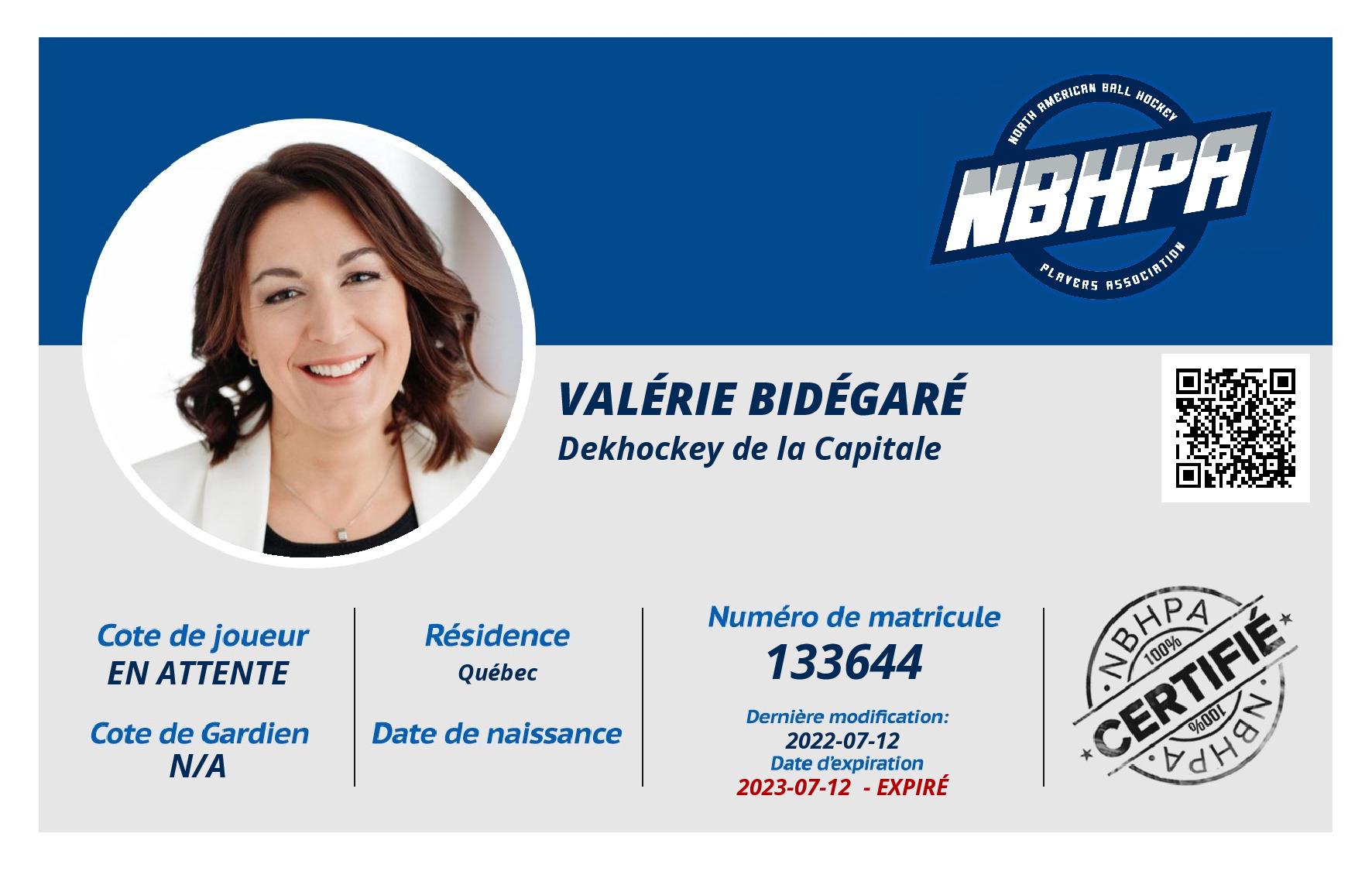 Valérie Bidégaré