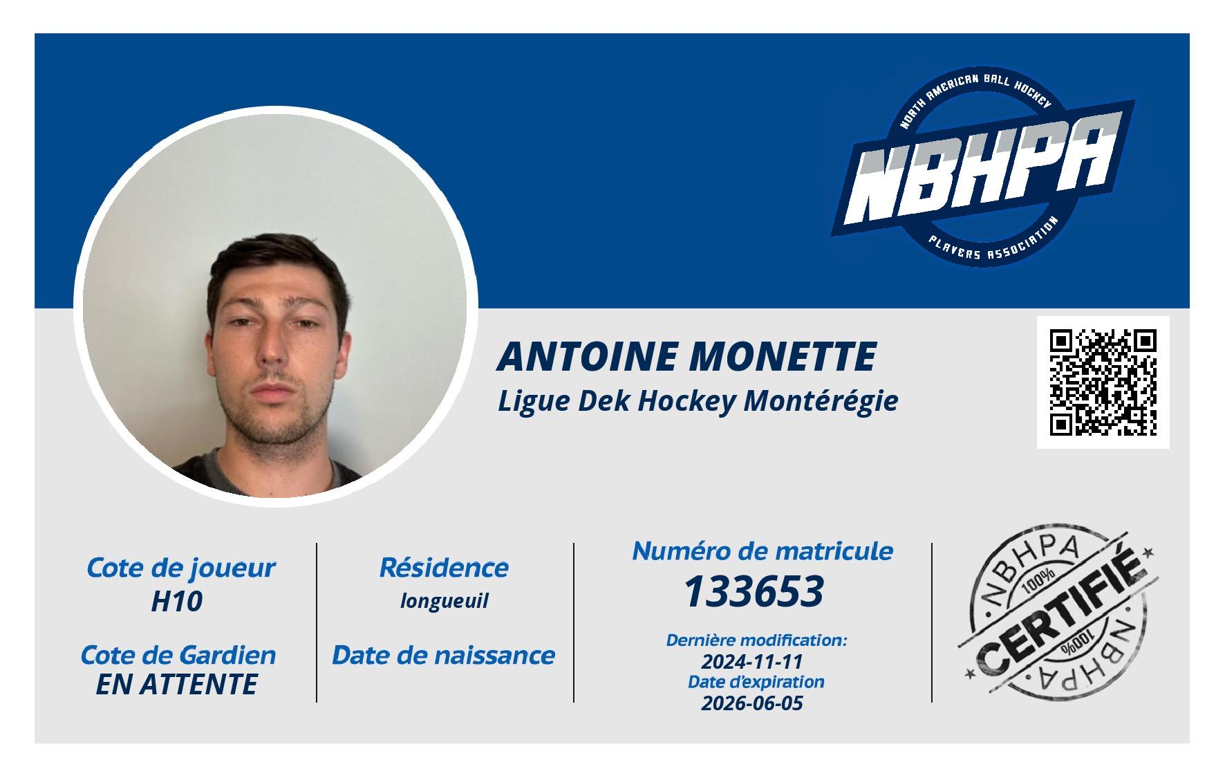 Antoine Monette