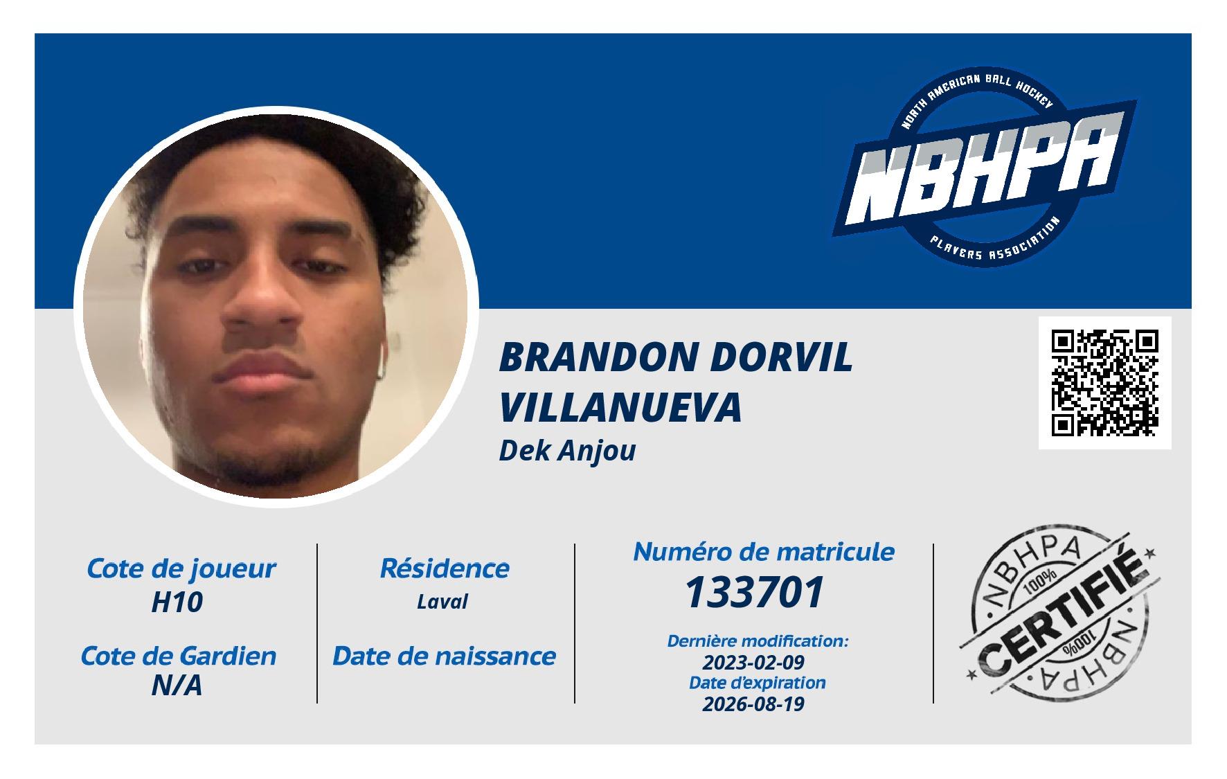 Brandon Dorvil Villanueva 