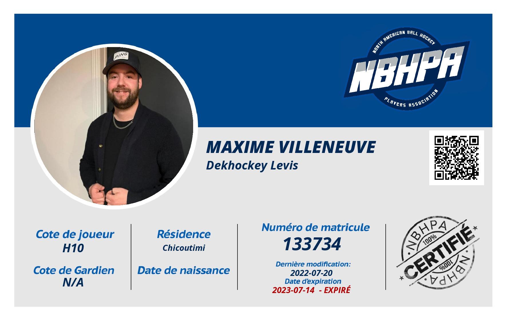 Maxime Villeneuve
