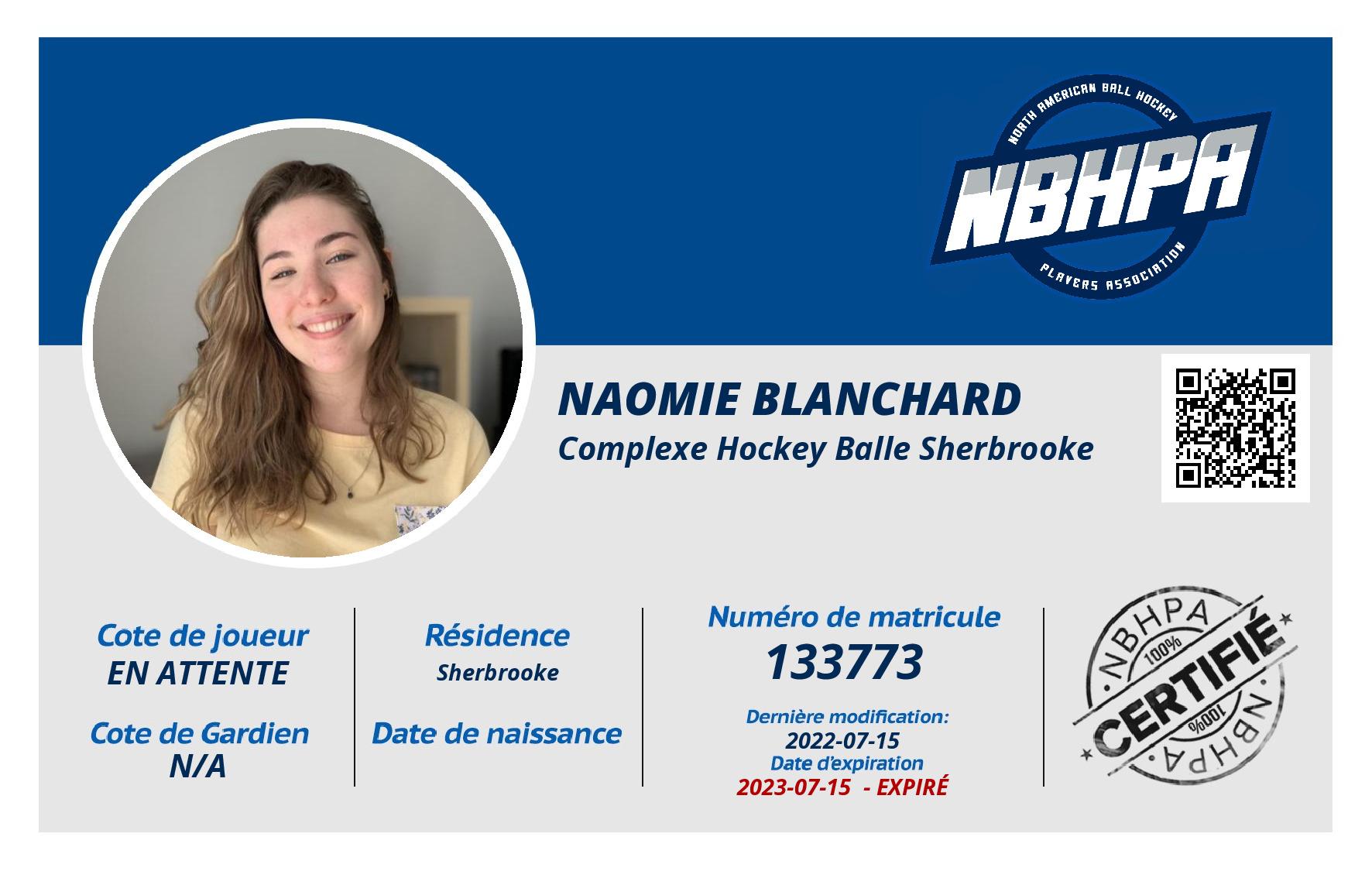 Naomie Blanchard