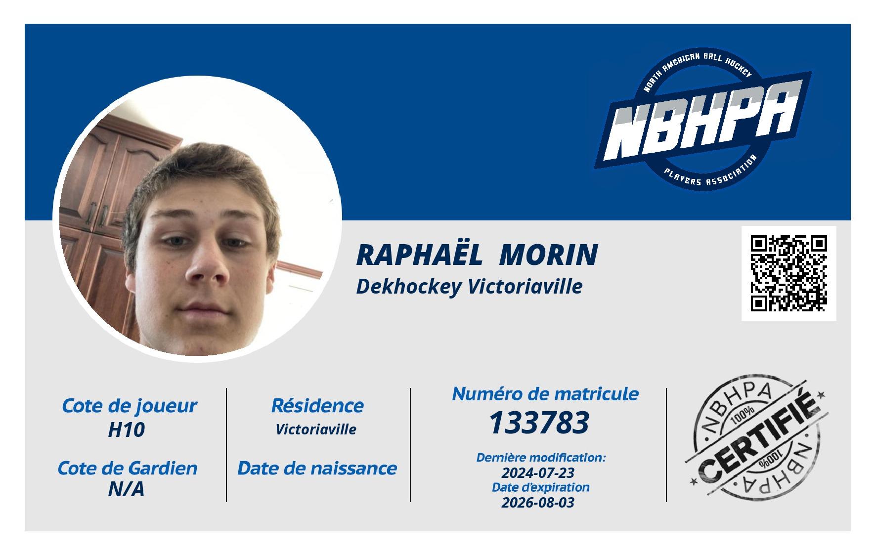 Raphaël  Morin