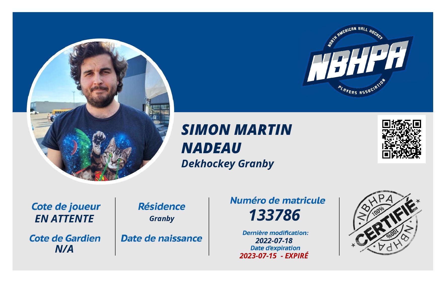 Simon Martin Nadeau