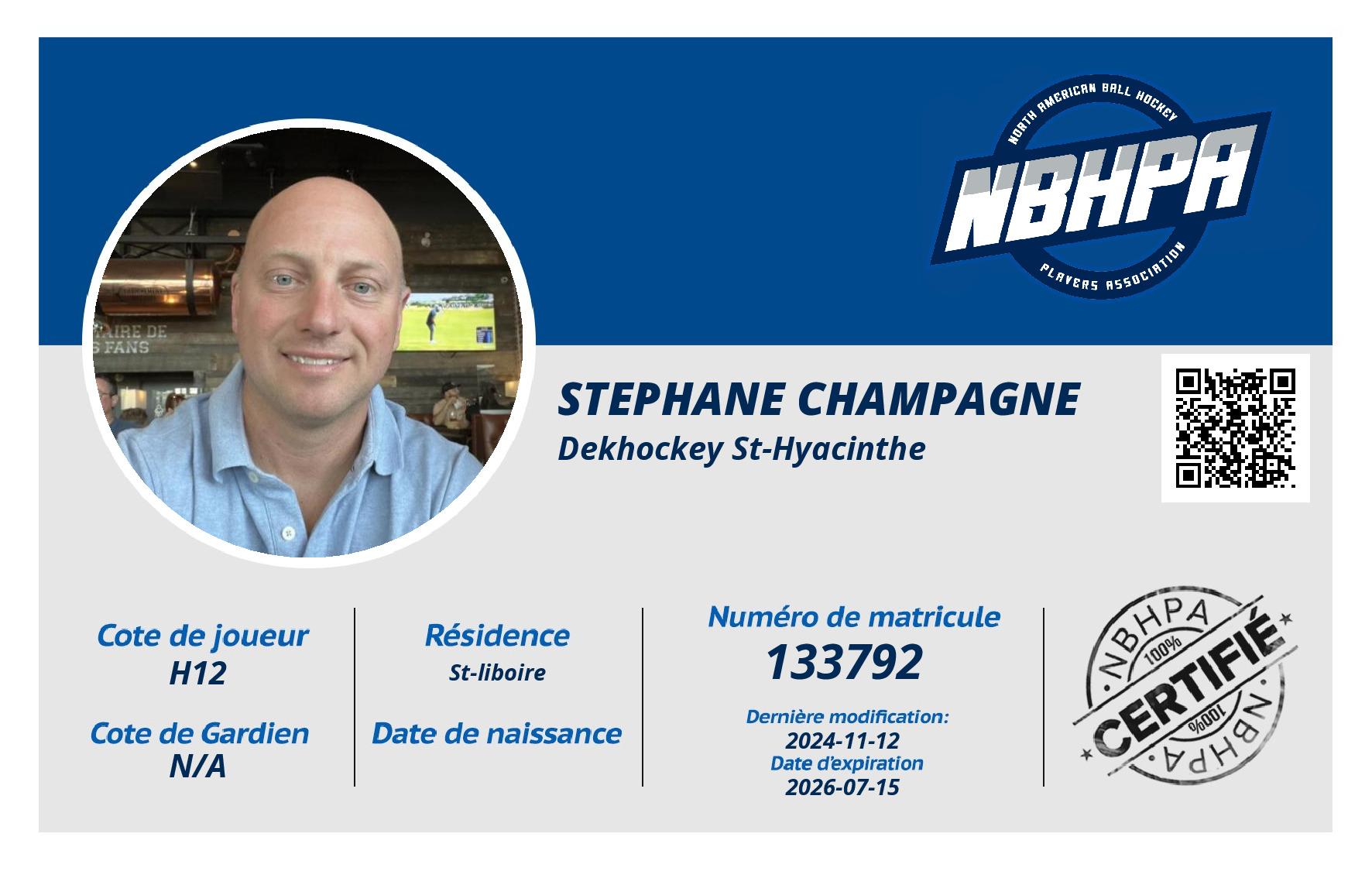 Stephane Champagne