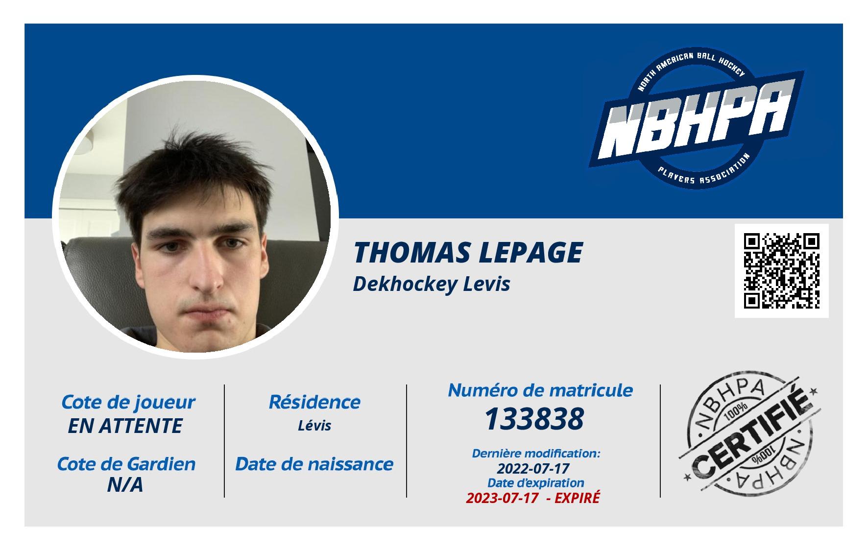 Thomas Lepage