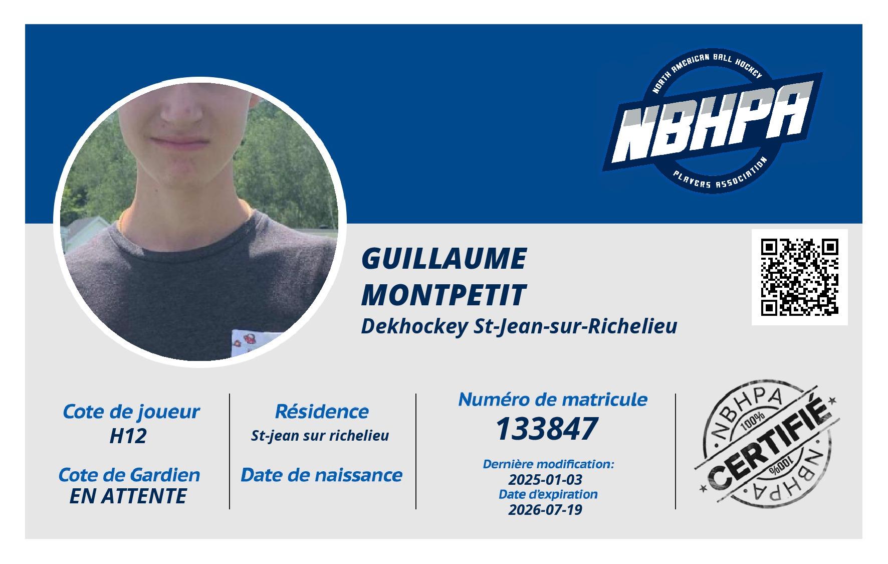 Guillaume  Montpetit 