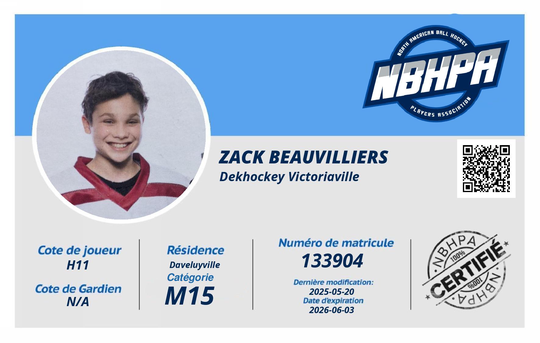 Zack Beauvilliers 