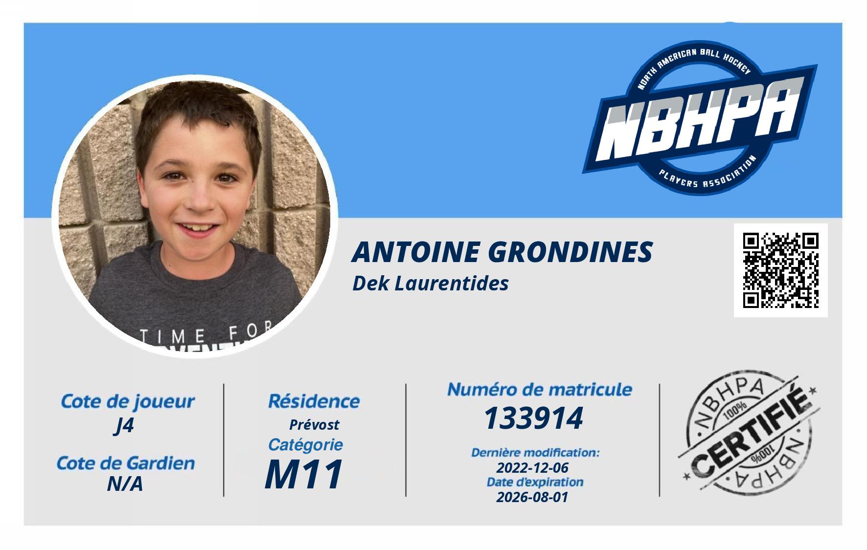 Antoine Grondines
