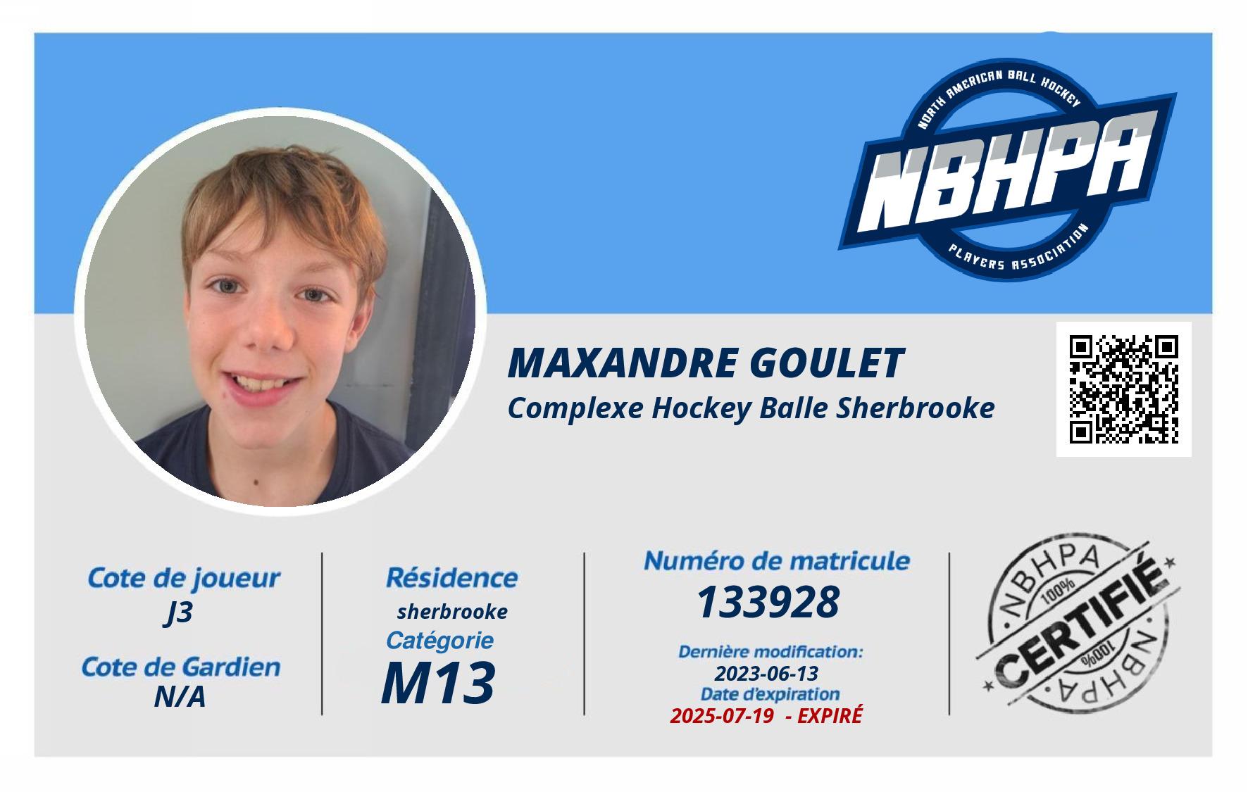 Maxandre Goulet