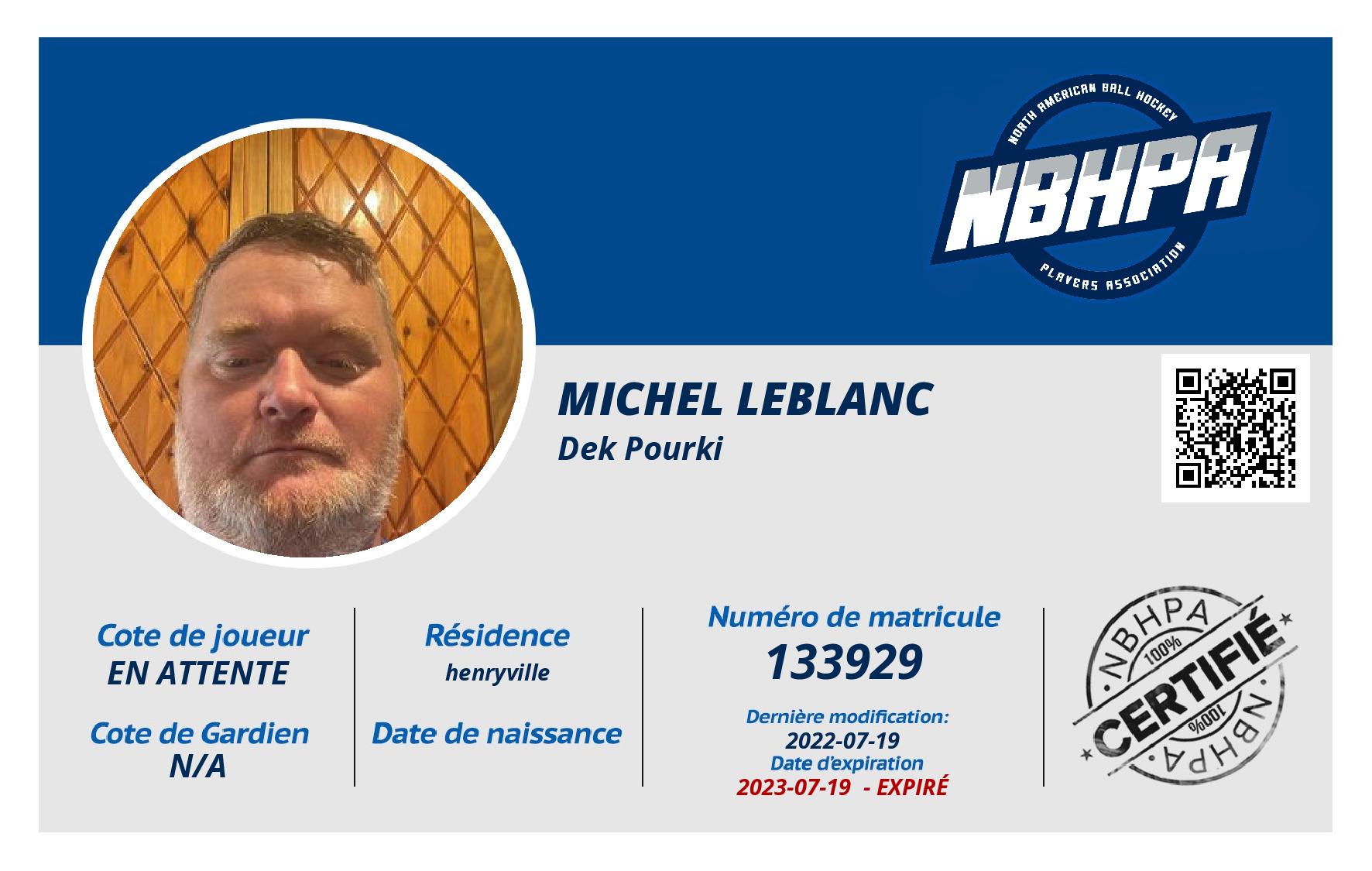 Michel leblanc