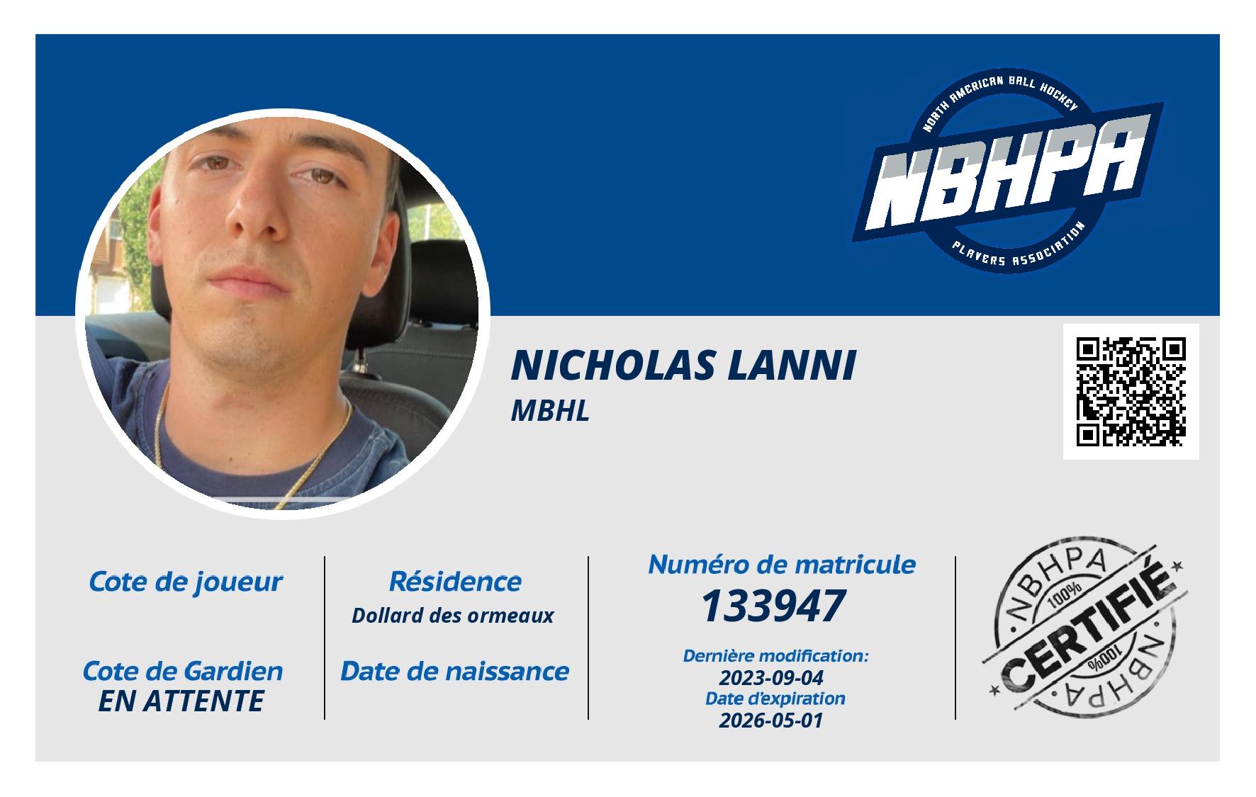 Nicholas Lanni