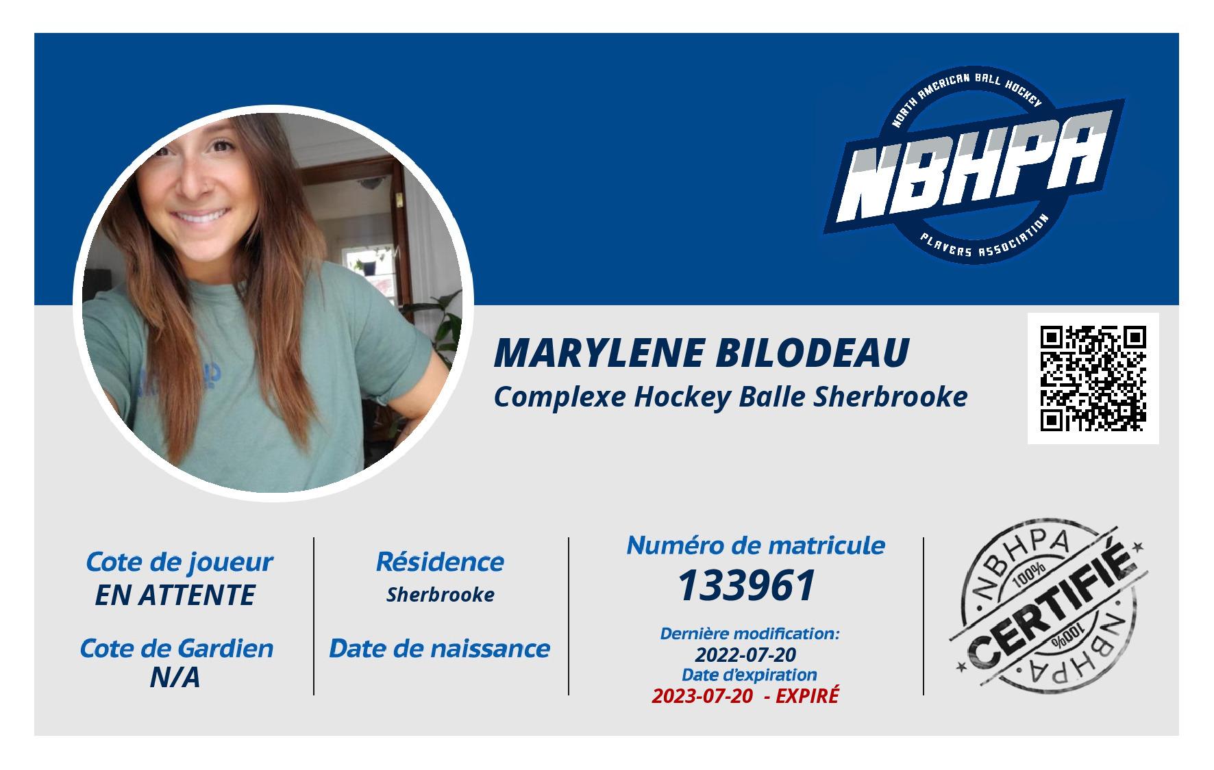 Marylene Bilodeau