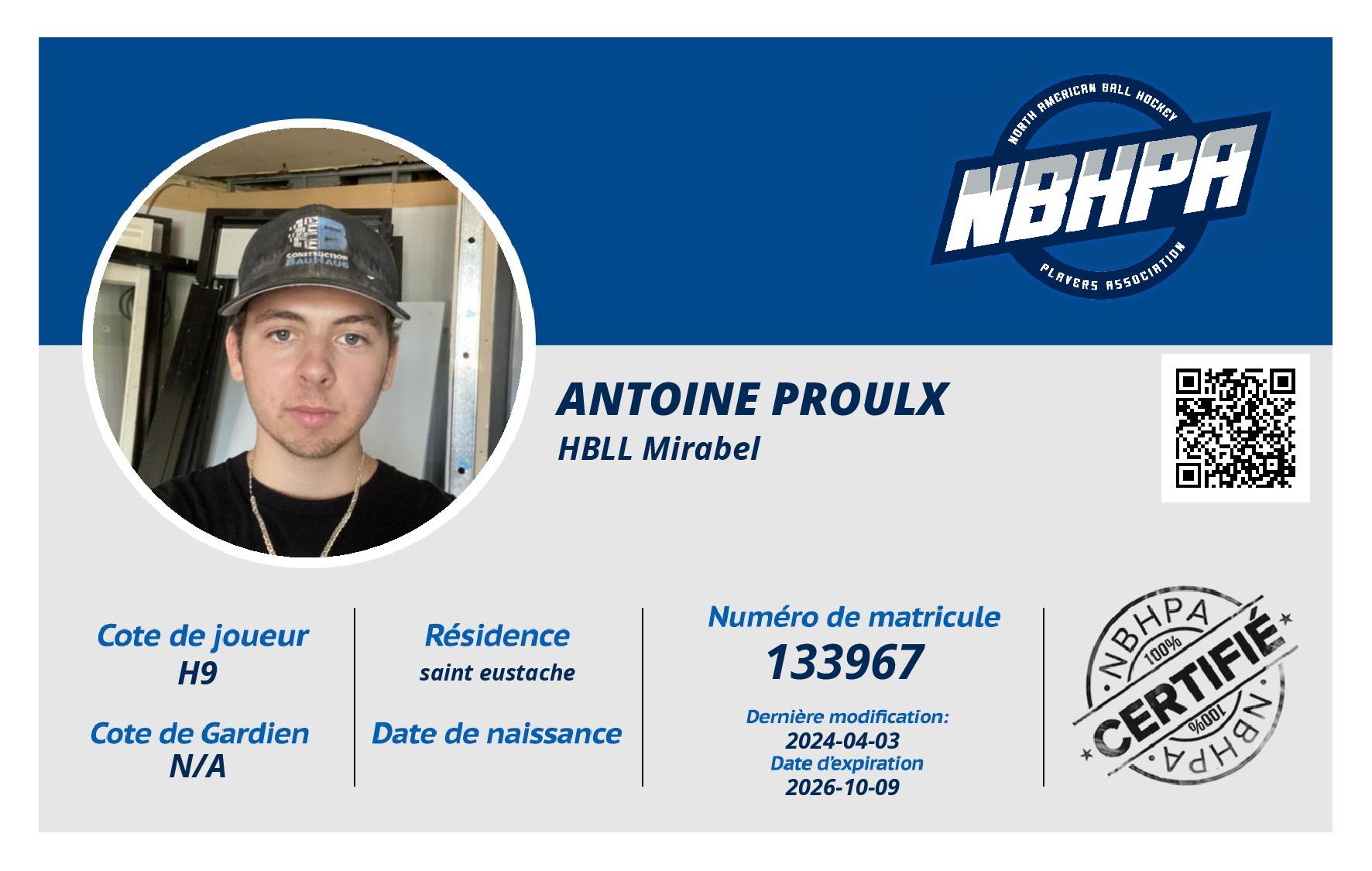 antoine proulx