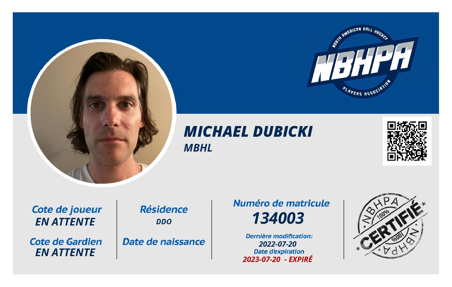 Michael Dubicki