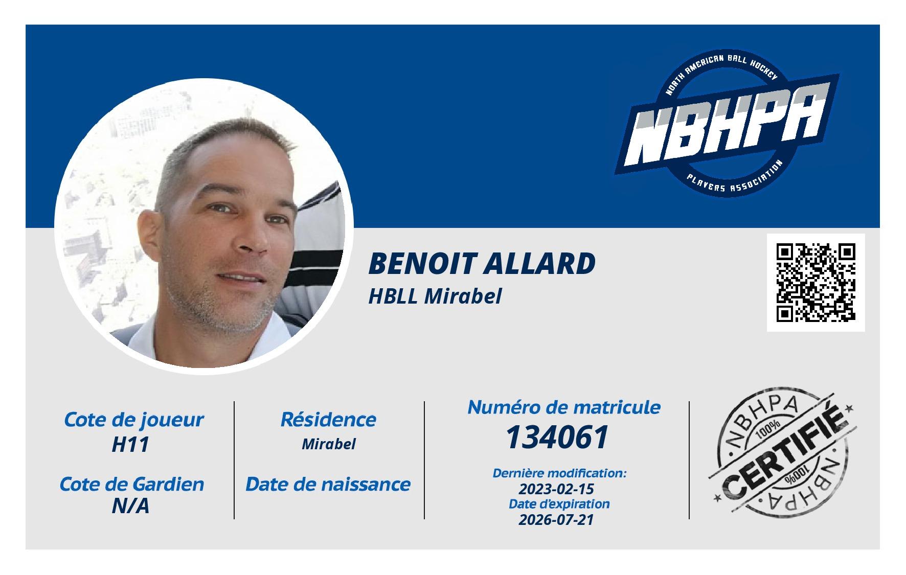 Benoit Allard