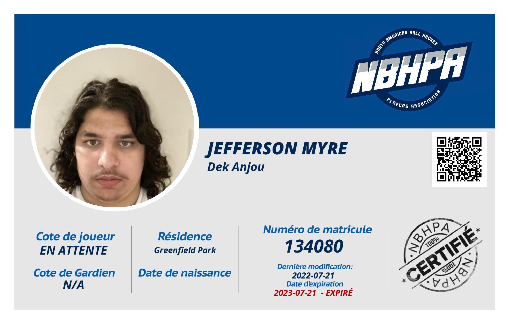 Jefferson Myre