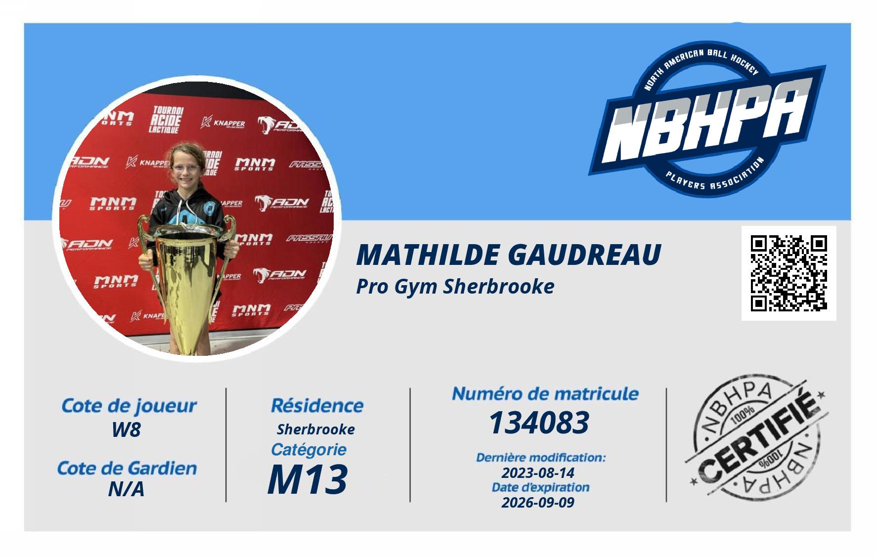 Mathilde Gaudreau 