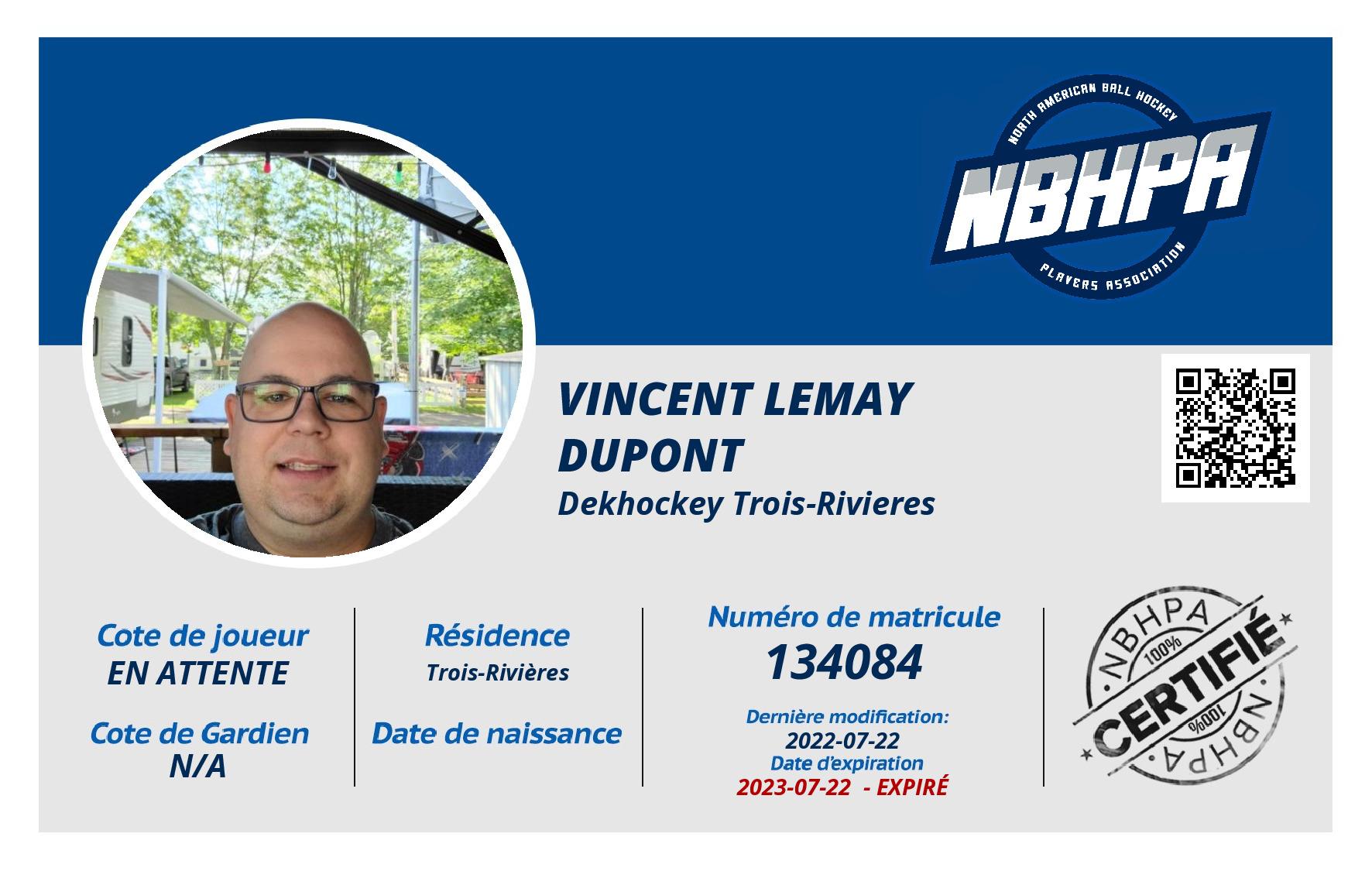 Vincent Lemay Dupont