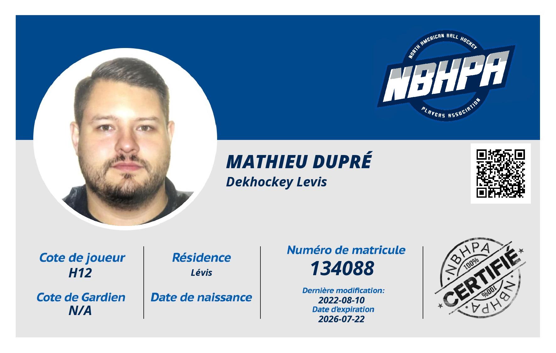 Mathieu Dupré