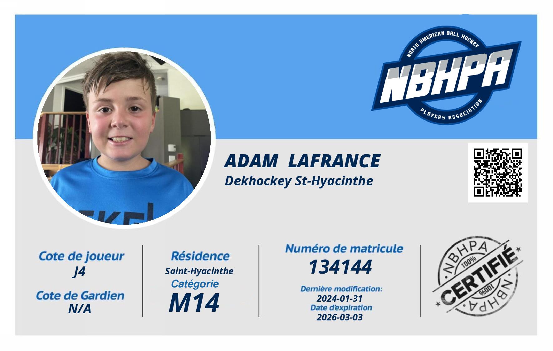 Adam  Lafrance 