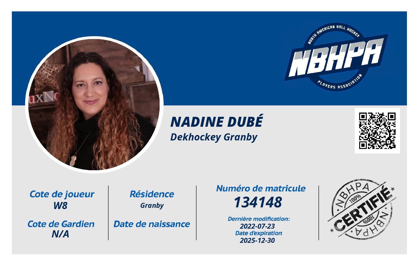 Nadine Dubé
