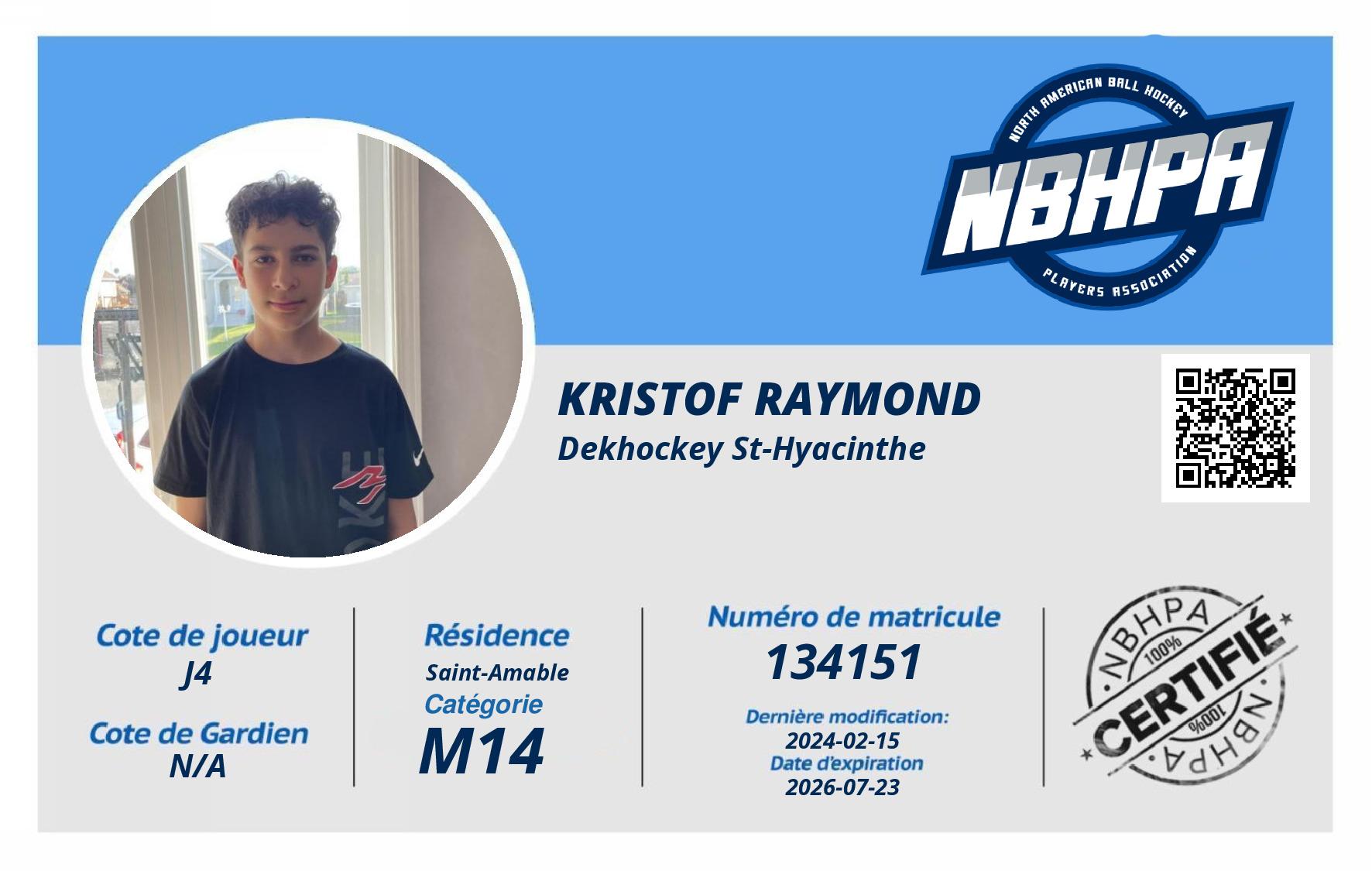 Kristof Raymond