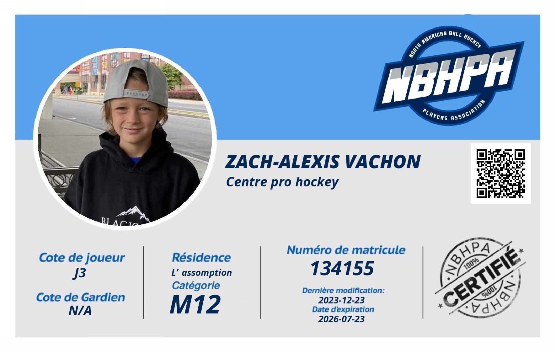Zach-alexis Vachon