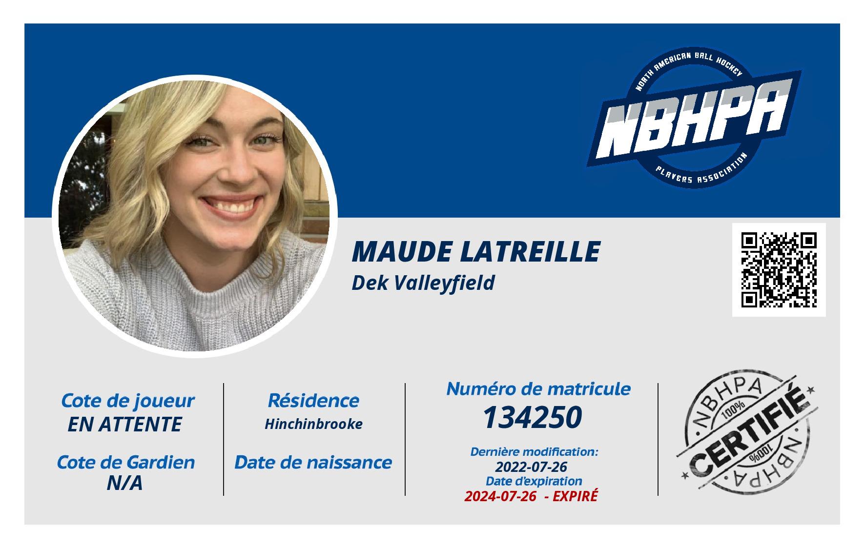 Maude Latreille