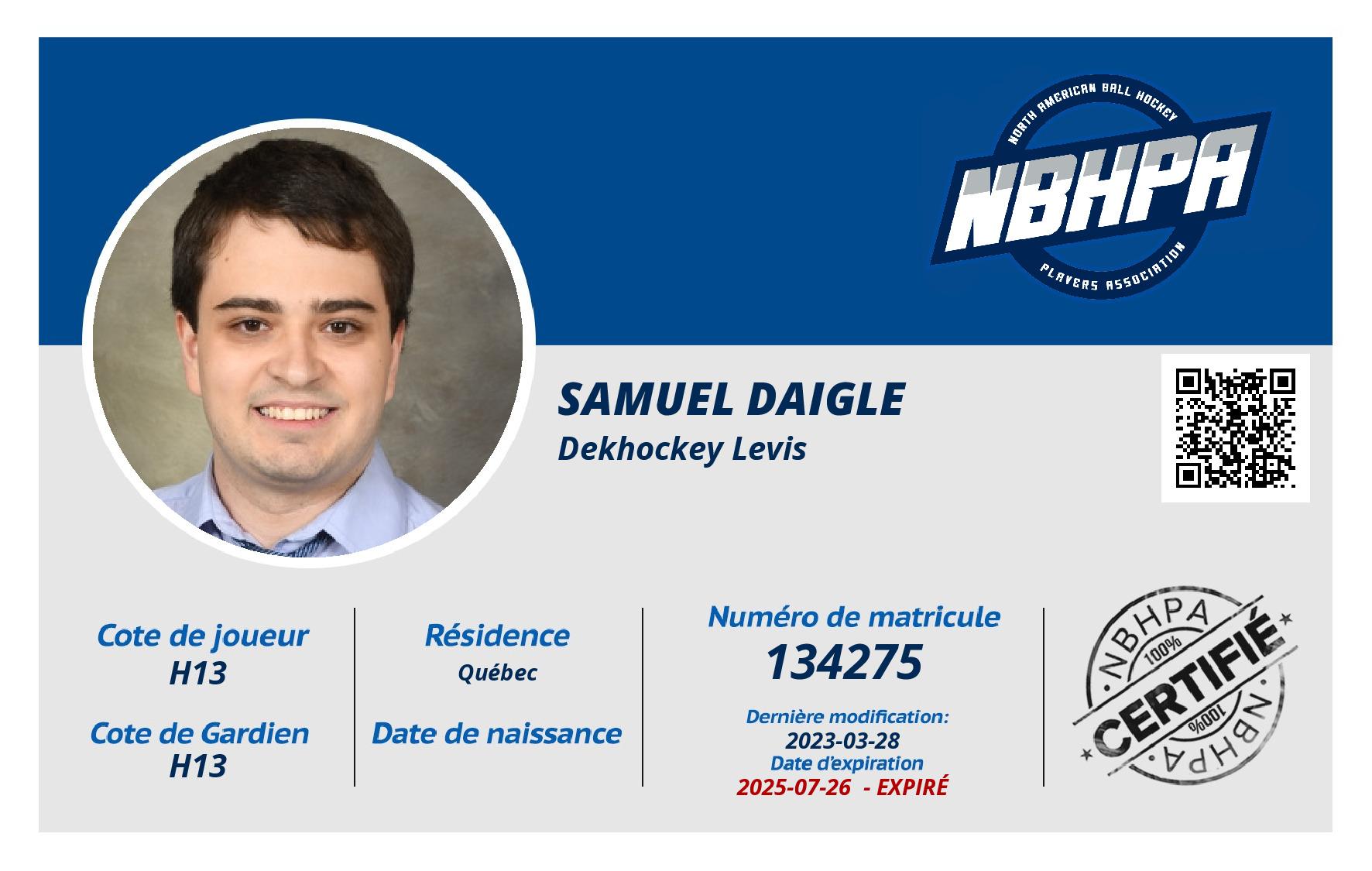Samuel Daigle