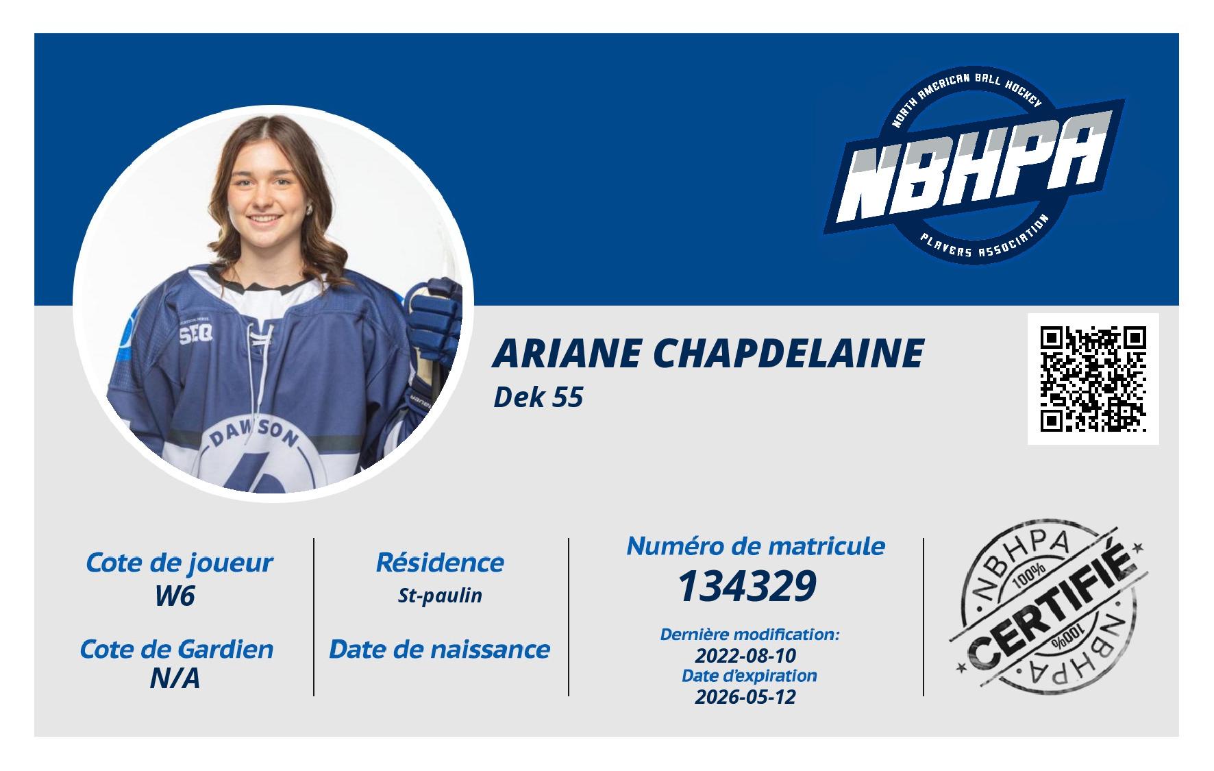 Ariane Chapdelaine