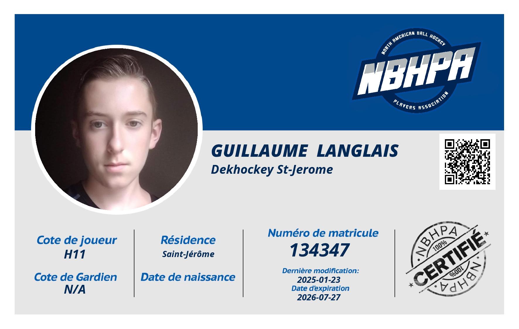 Guillaume  Langlais