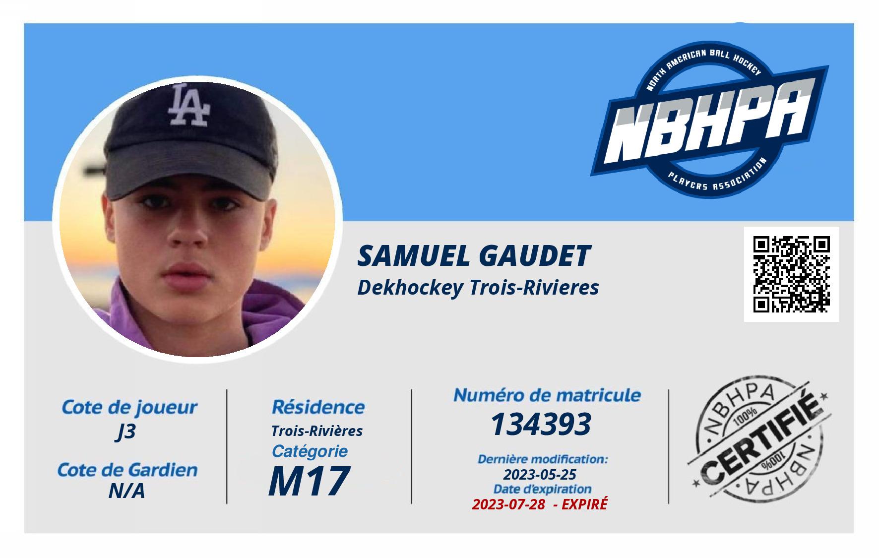 Samuel Gaudet