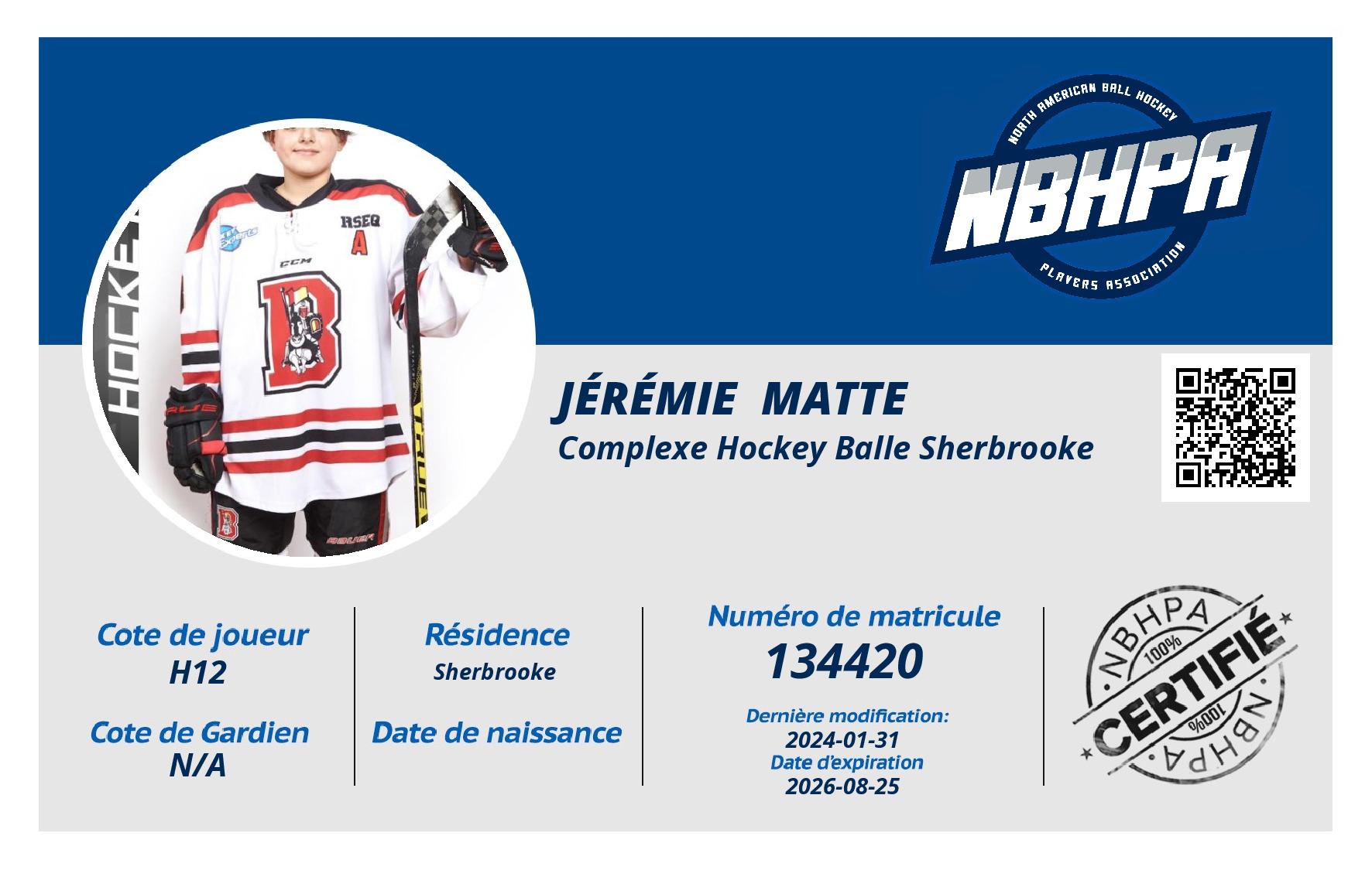 Jérémie  Matte